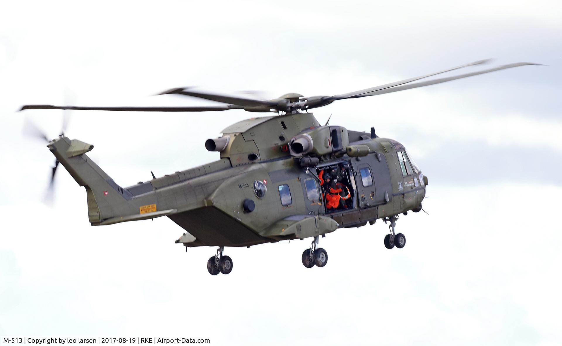 M-513, 2006 AgustaWestland EH-101 Mk.512 Merlin Joint Supporter C/N 50162/512013/DEN13, Roskilde Air Show 19.8.2017