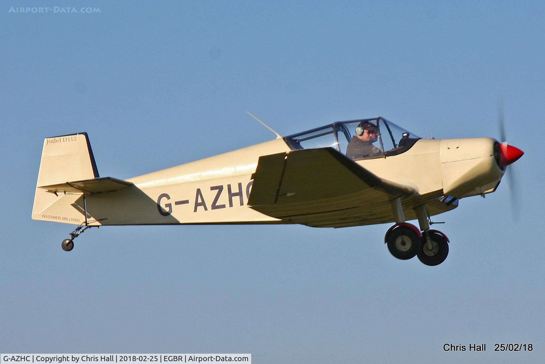 G-AZHC, 1958 Wassmer (Jodel) D-112 Club C/N 585, at Breighton