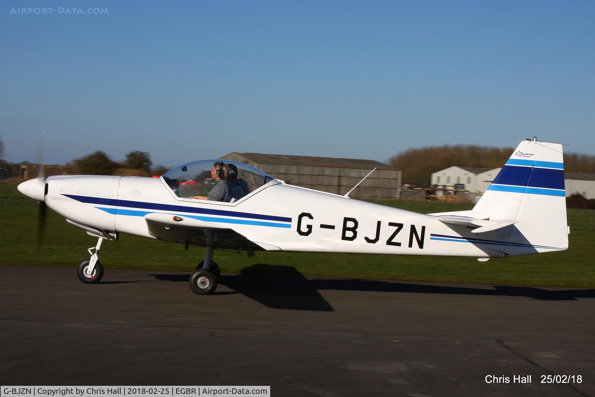 G-BJZN, 1982 Slingsby T-67A Firefly C/N 1997, at Breighton