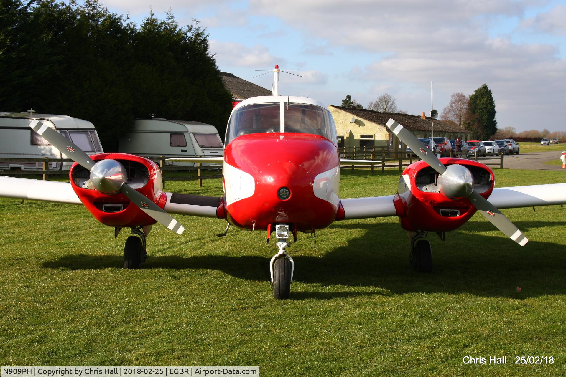 N909PH, Piper PA-23-160 Apache C/N 23-1800, at Breighton