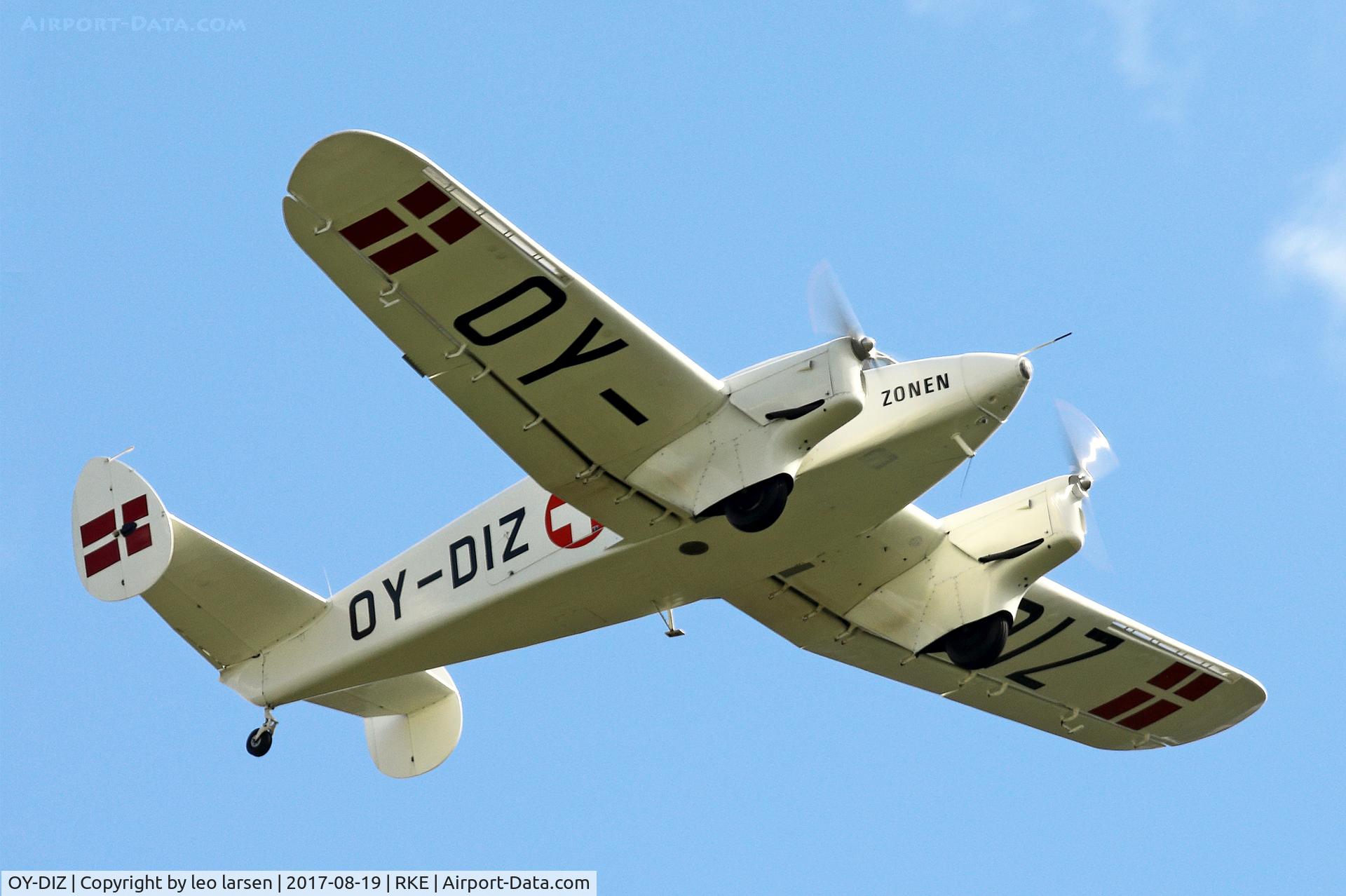 OY-DIZ, 1944 SAI KZ IV C/N 43, Roskilde Air Show 19.8.2017