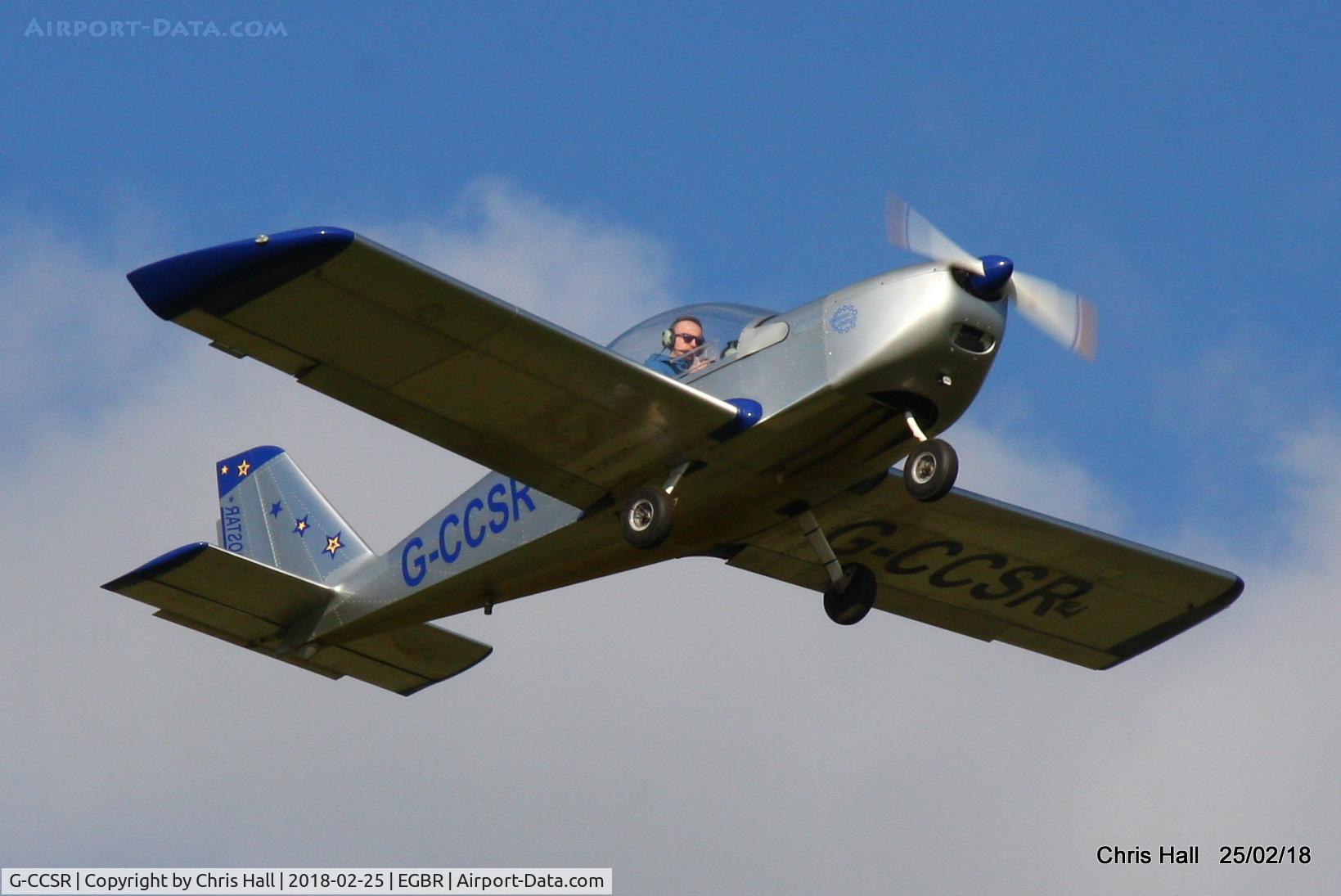 G-CCSR, 2004 Aerotechnik EV-97A Eurostar C/N PFA 315-14174, at Breighton