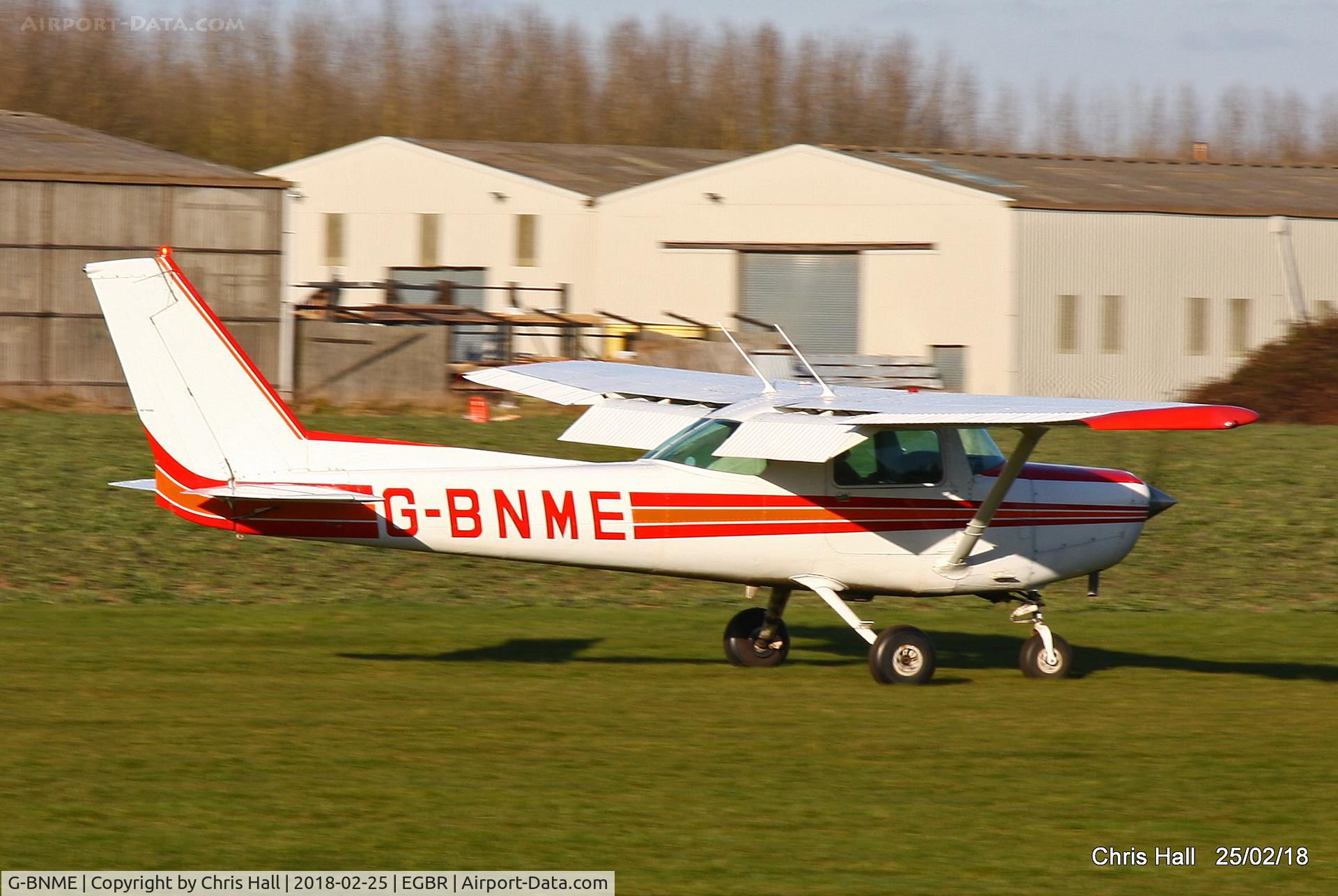 G-BNME, 1981 Cessna 152 C/N 152-84888, at Breighton