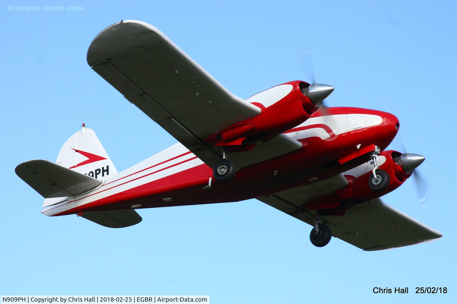 N909PH, Piper PA-23-160 Apache C/N 23-1800, at Breighton