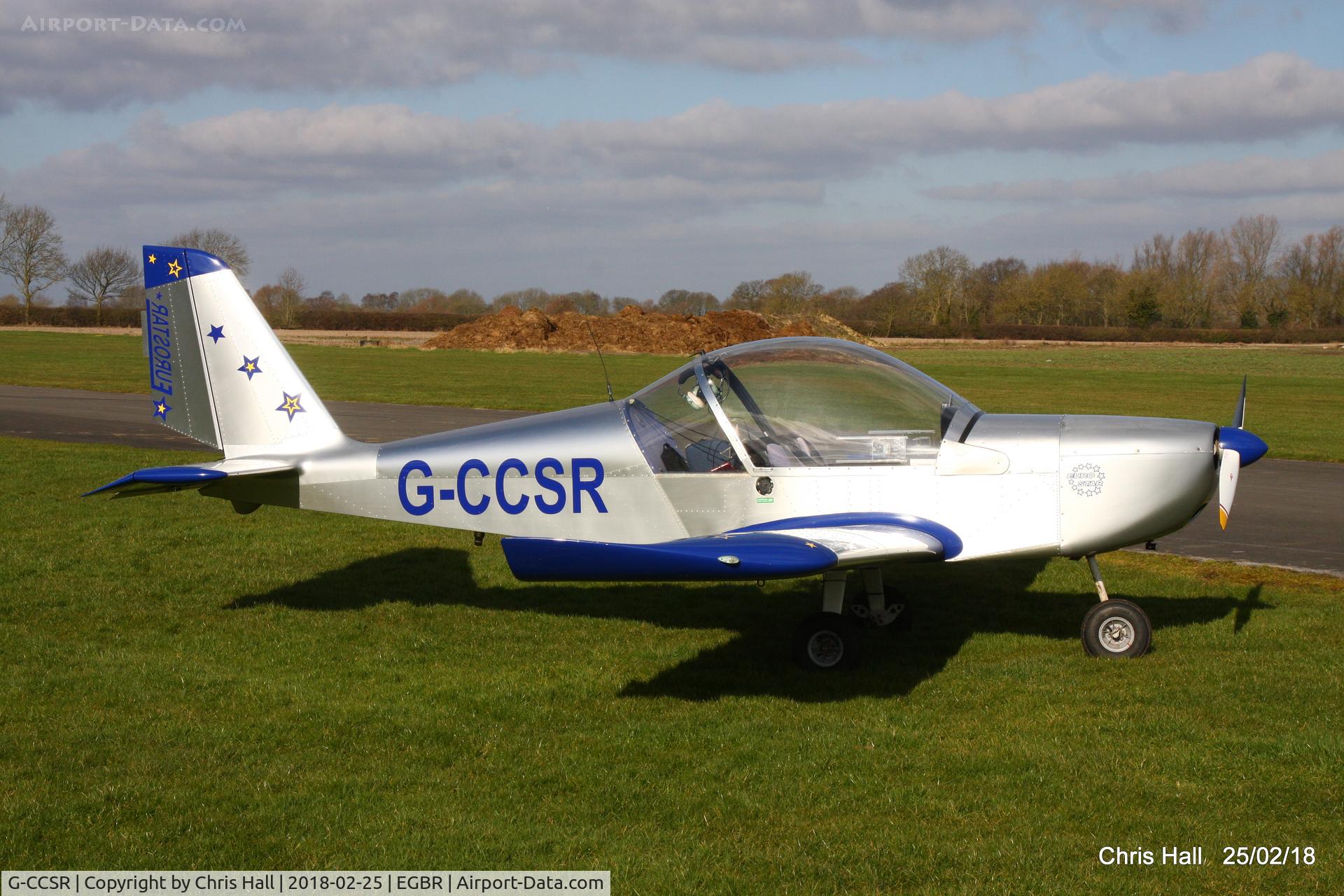 G-CCSR, 2004 Aerotechnik EV-97A Eurostar C/N PFA 315-14174, at Breighton