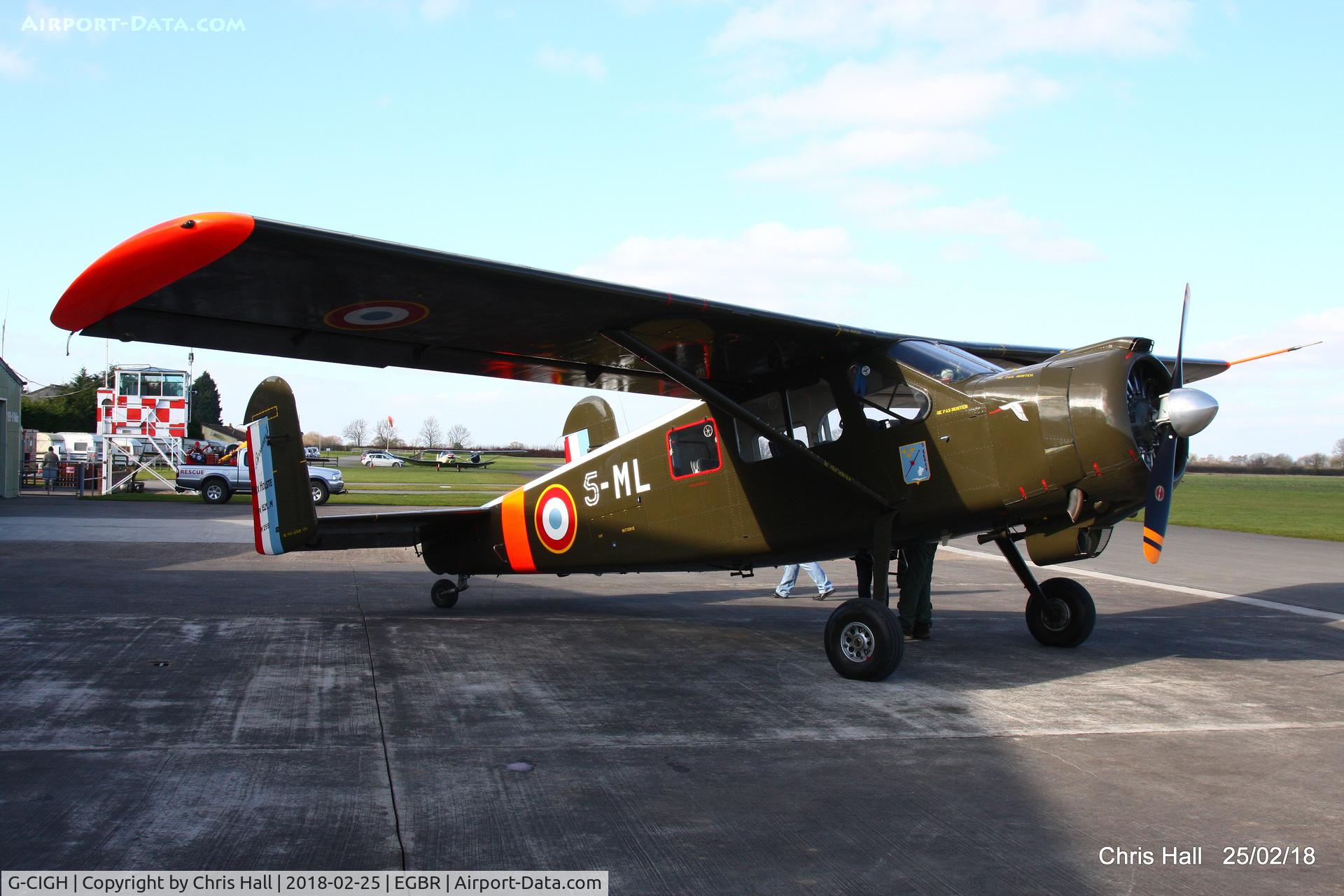 G-CIGH, 1960 Max Holste MH.1521M Broussard C/N 255, at Breighton