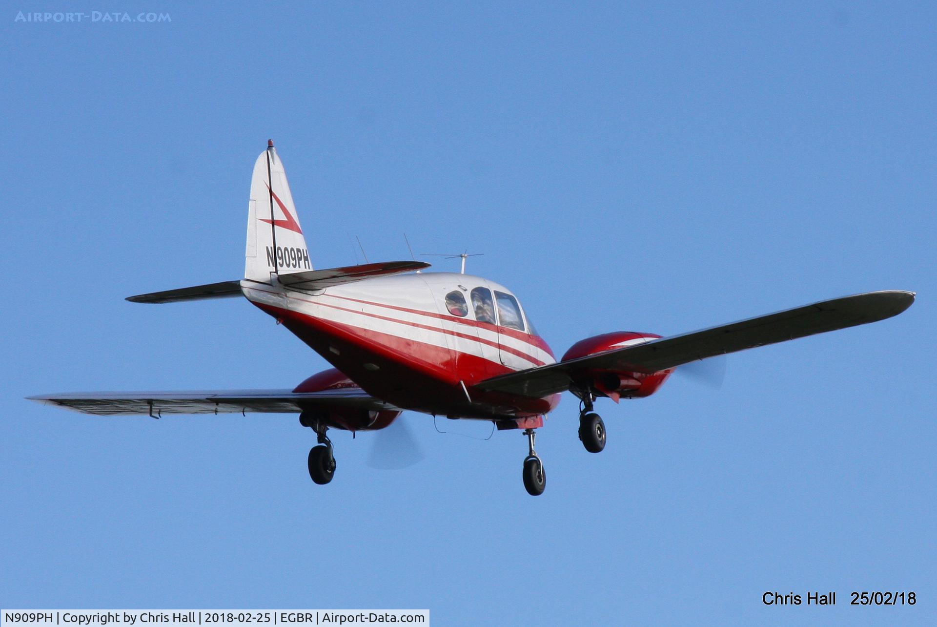 N909PH, Piper PA-23-160 Apache C/N 23-1800, at Breighton