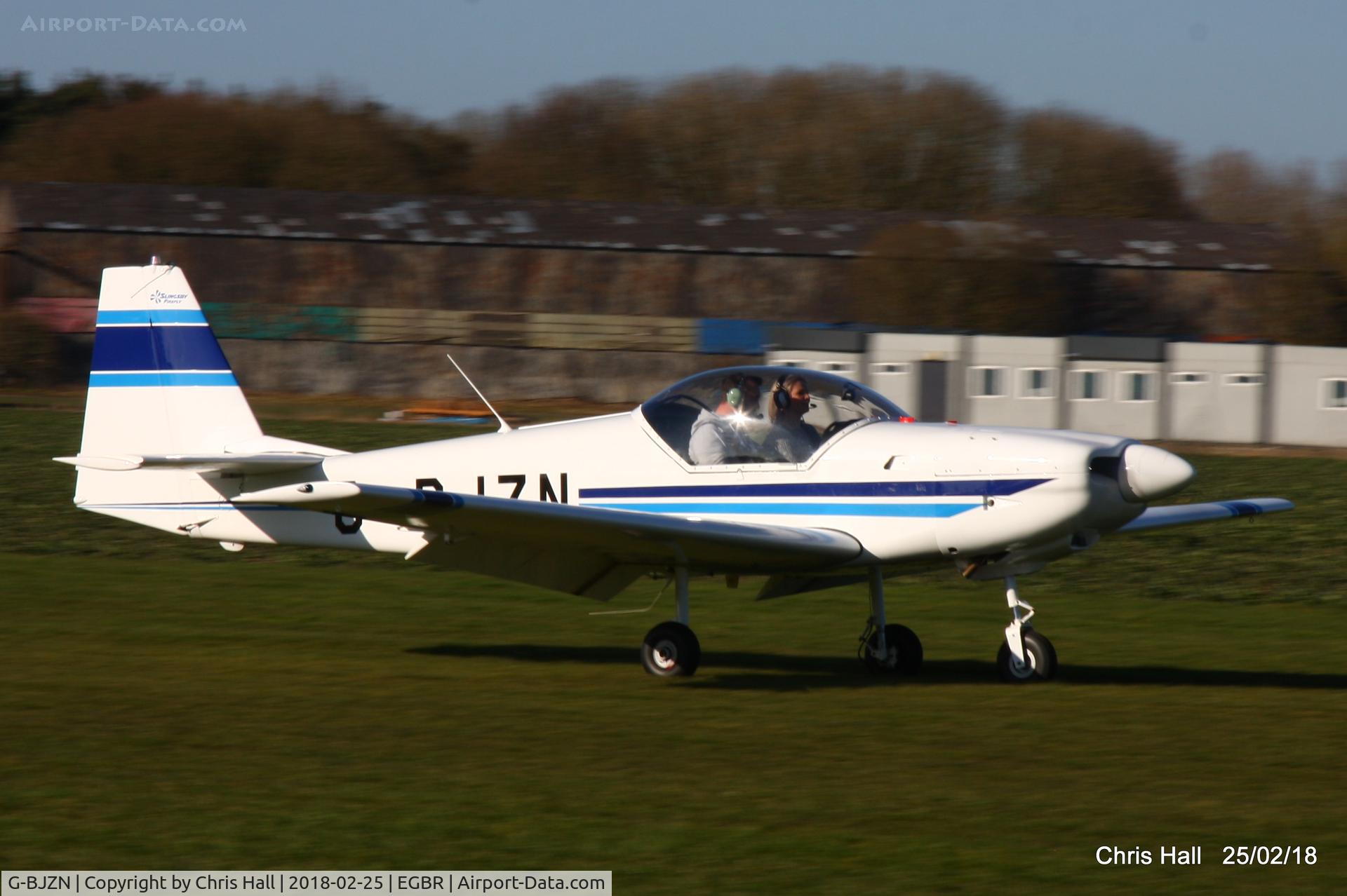 G-BJZN, 1982 Slingsby T-67A Firefly C/N 1997, at Breighton