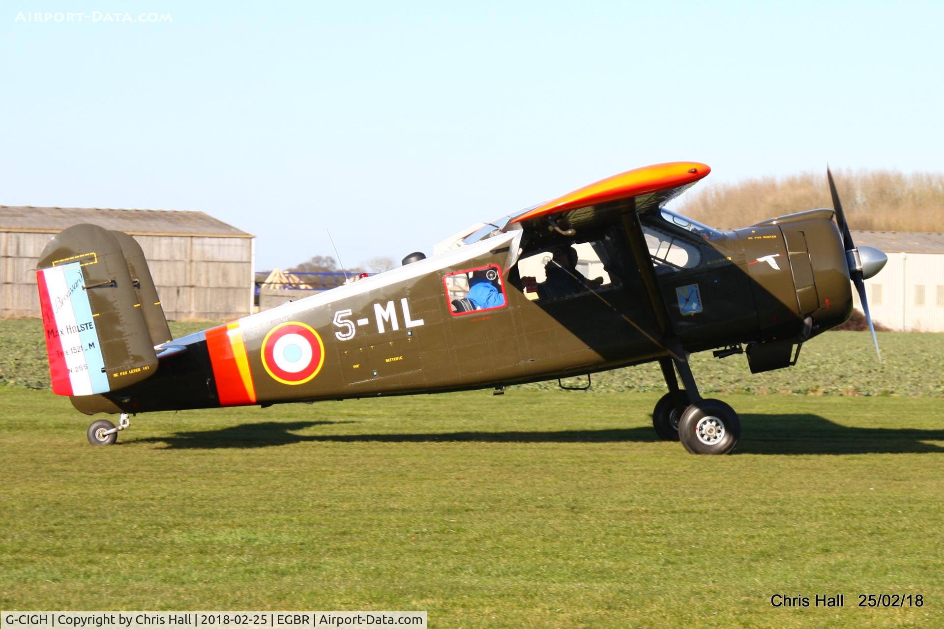 G-CIGH, 1960 Max Holste MH.1521M Broussard C/N 255, at Breighton