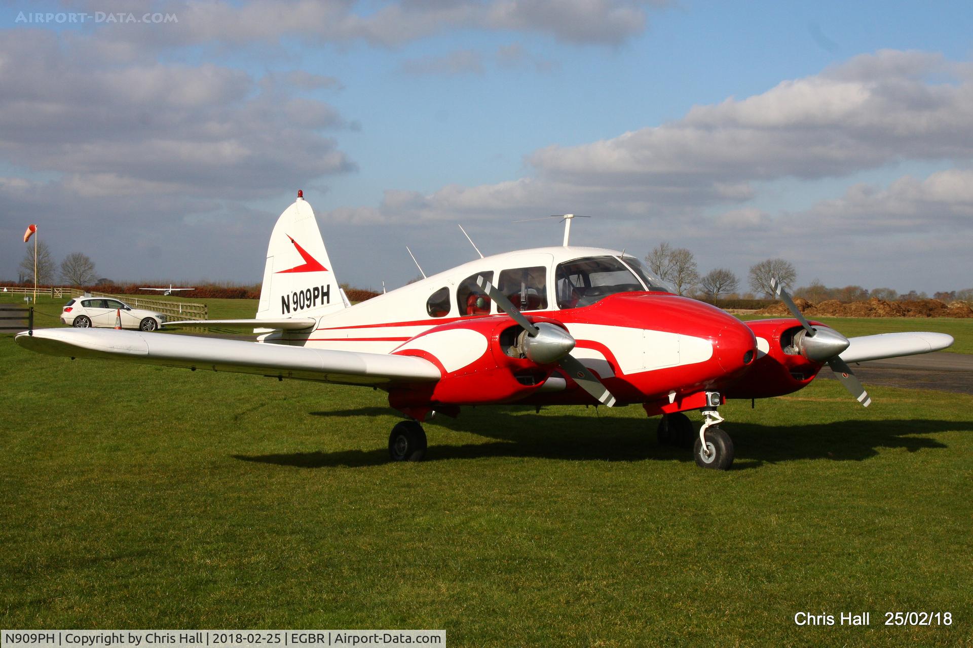 N909PH, Piper PA-23-160 Apache C/N 23-1800, at Breighton