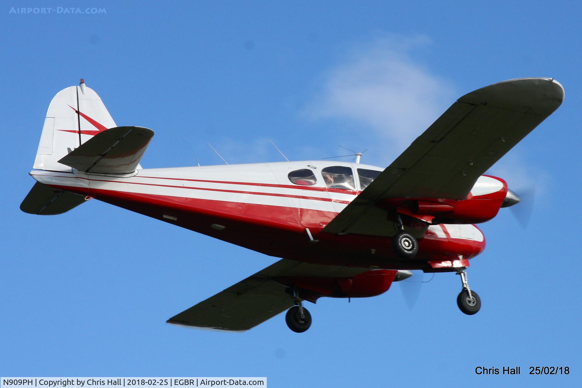 N909PH, Piper PA-23-160 Apache C/N 23-1800, at Breighton