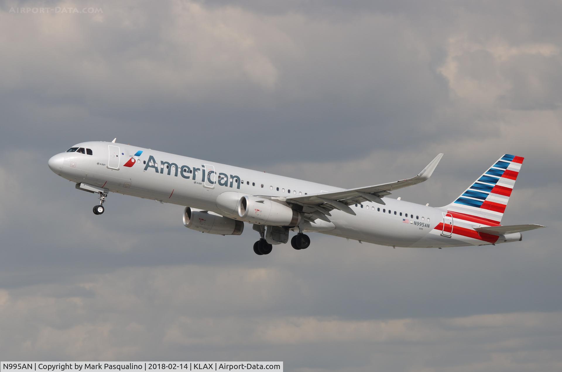 N995AN, 2016 Airbus A321-231 C/N 7301, Airbus A321-231