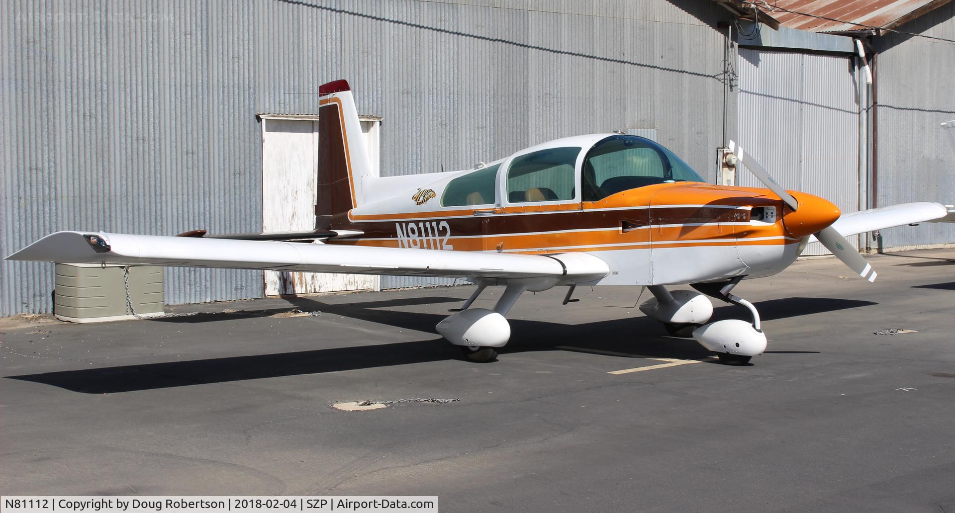 N81112, 1977 Grumman American AA-5B Tiger C/N AA5B0433, 1977 Grumman American AA-5B TIGER, Lycoming O&VO-360 180 Hp