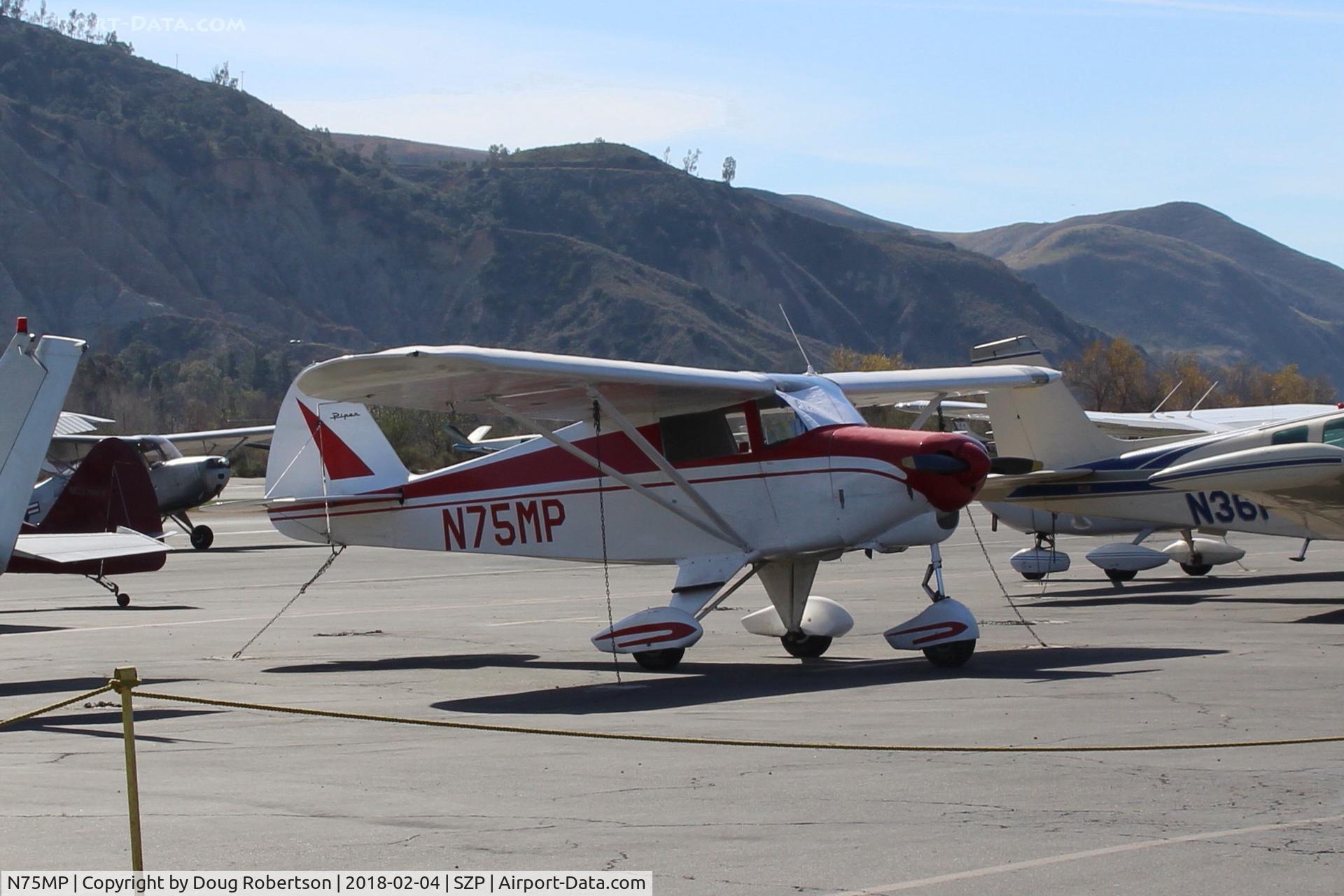 N75MP, Piper PA-22-108 Colt Colt C/N 22-8702, 1961 Piper PA-22-108 COLT, Lycoming O-235-C1B 108 Hp, two-place side by side trainer primarily