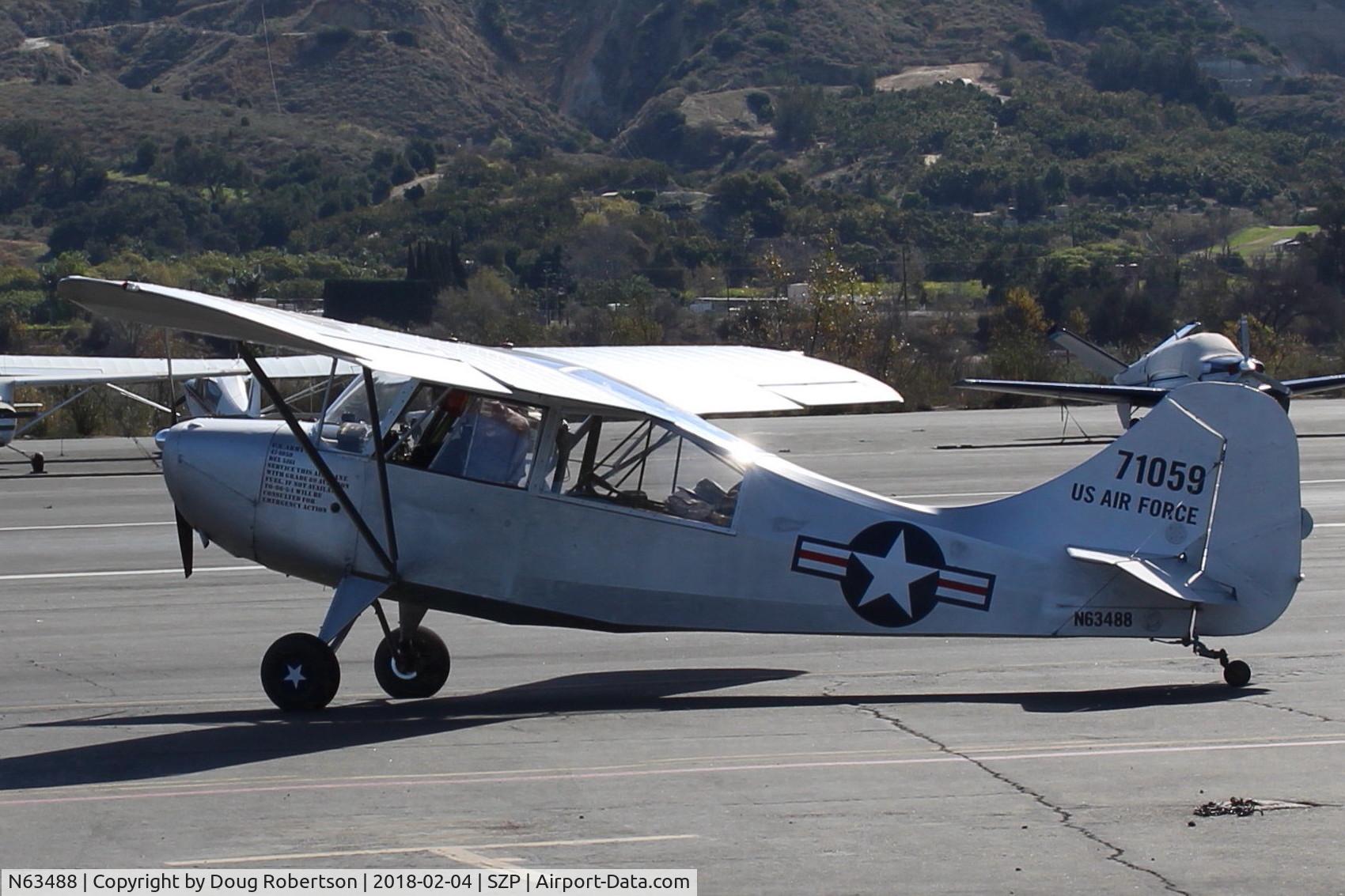 N63488, 1947 Aeronca 7BCM C/N 7BCM-276, 1947 Aeronca 7BCM CHAMPION as L-16B, Continental C85 85 Hp, taxi
