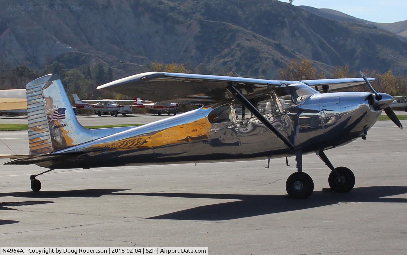 N4964A, 1956 Cessna 180 C/N 32361, 1956 Cessna 180, Continental O-470-A 225 Hp