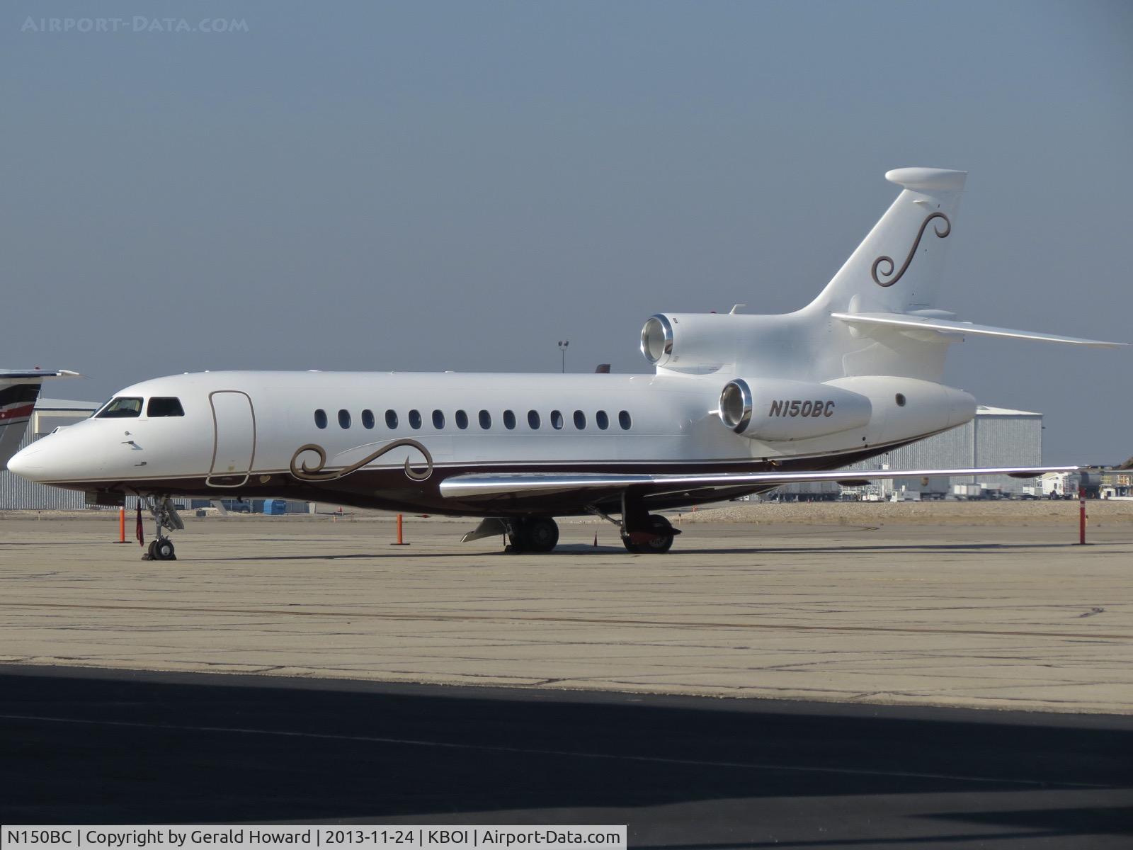 N150BC, 2010 Dassault Falcon 7X C/N 103, Parked on the south GA ramp.