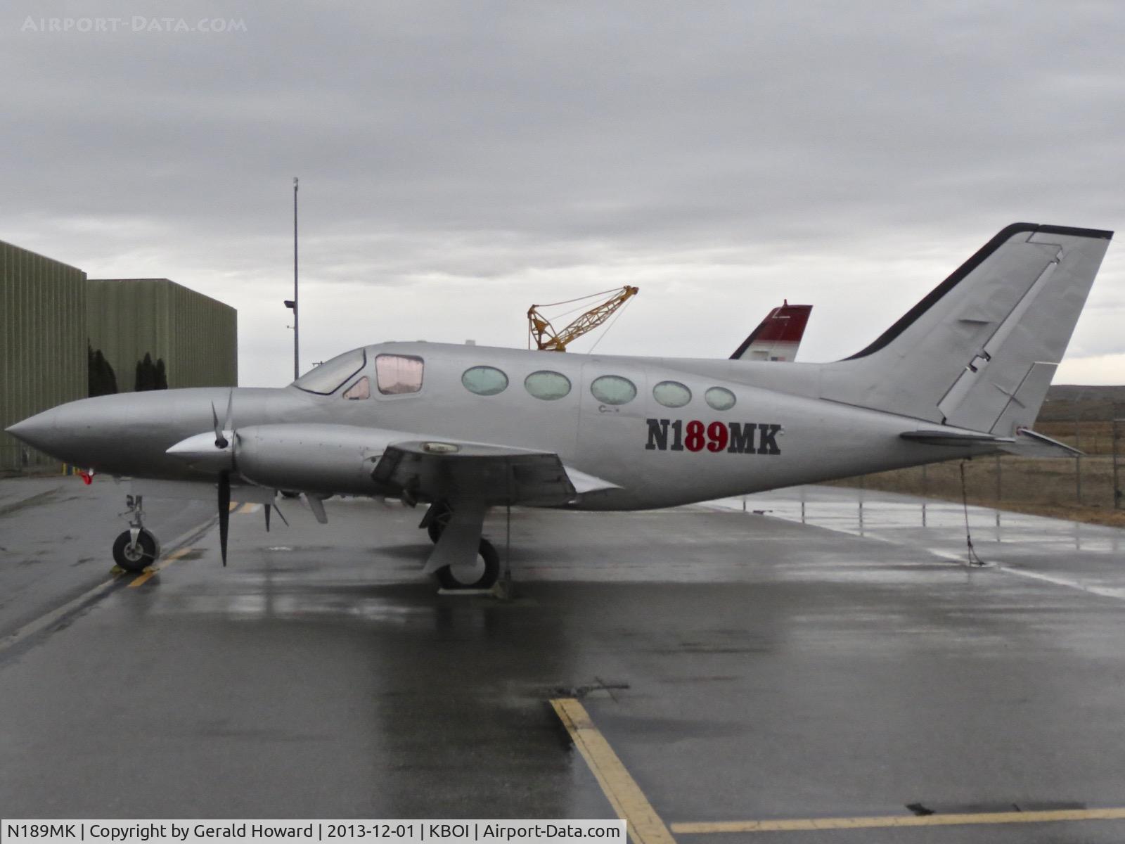 N189MK, 1978 Cessna 414A Chancellor C/N 414A0100, Parked on the south GA ramp.