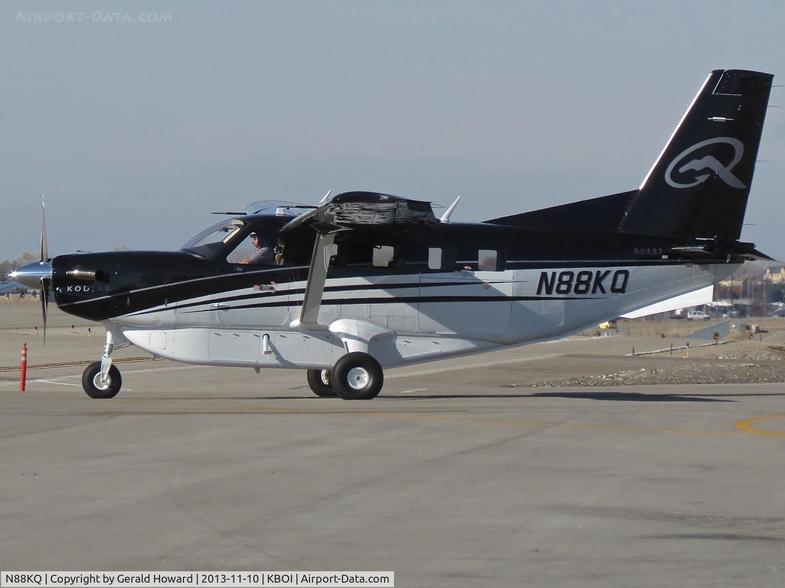 N88KQ, 2013 Quest Kodiak 100 C/N 100-0088, On the north GA ramp.