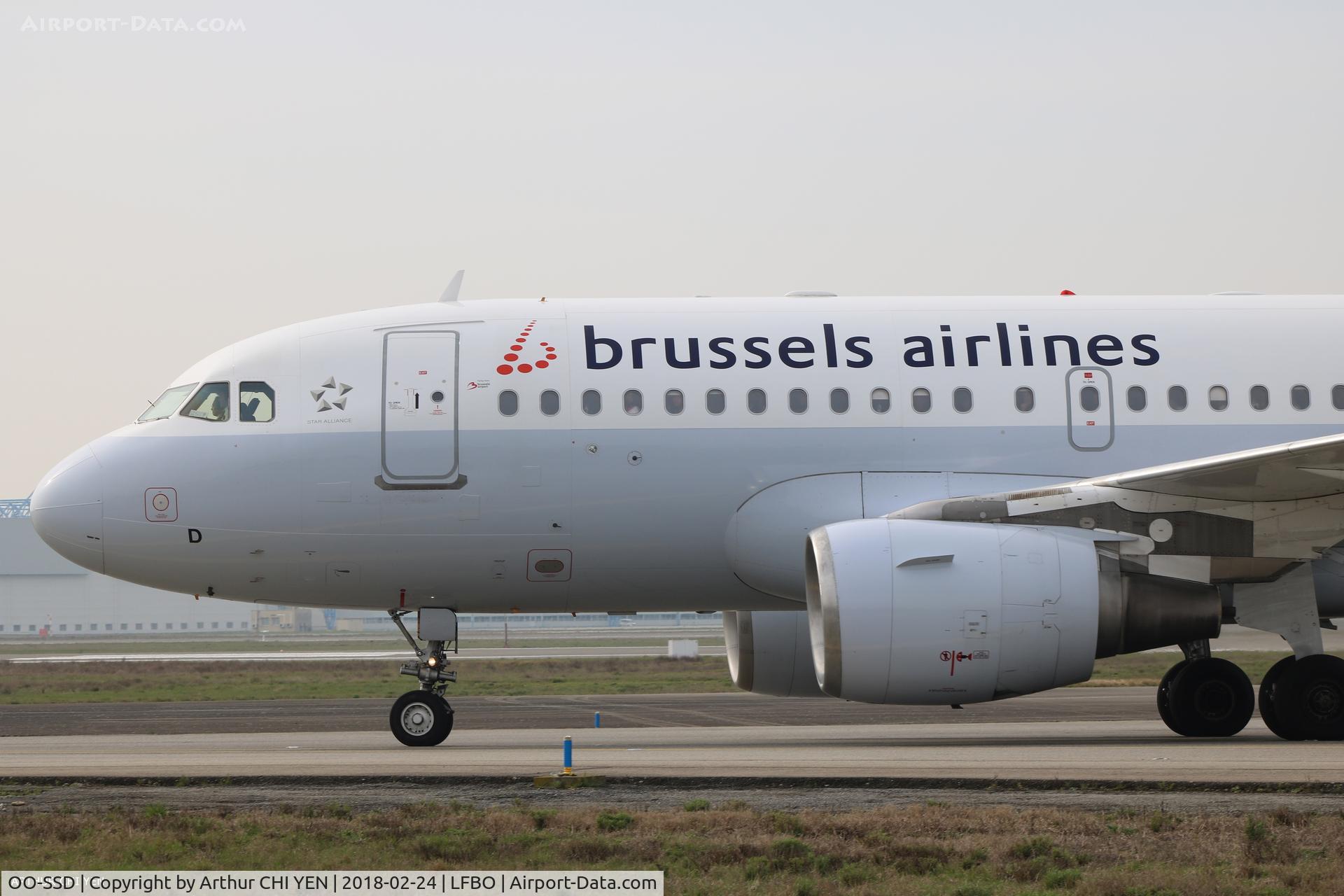 OO-SSD, 1999 Airbus A319-112 C/N 1102, Brussels Airlines A319