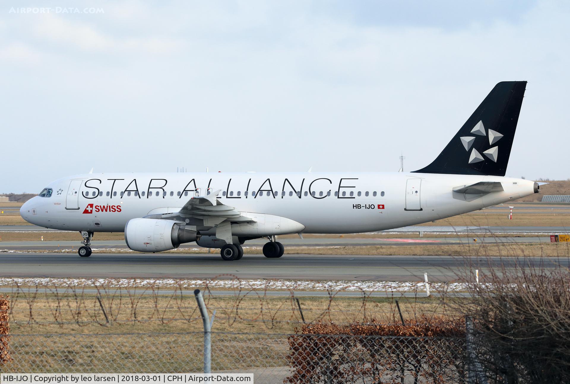 HB-IJO, 1997 Airbus A320-214 C/N 673, Copenhagen 1.3.2018