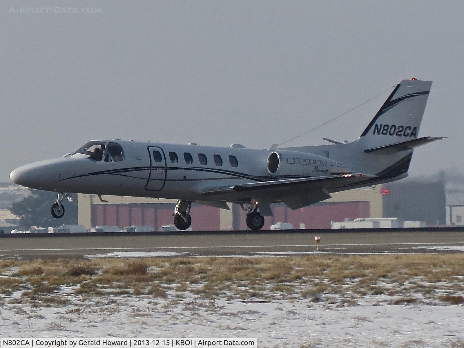 N802CA, 2002 Cessna 550 Citation Bravo C/N 550-1034, Landing RWY 10L.