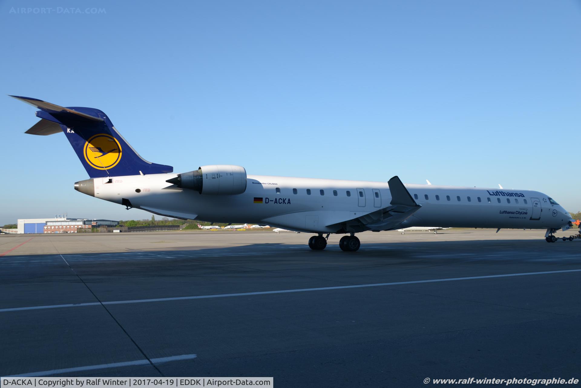 D-ACKA, 2006 Bombardier CRJ-900LR (CL-600-2D24) C/N 15072, Bombardier CL-600-2D24 CRJ-900LR - CL CLH Lufthansa CityLine 'Pfaffenhofen a.d. Ilm' - 15072 - D-ACKA - 19.04.2017 - CGN