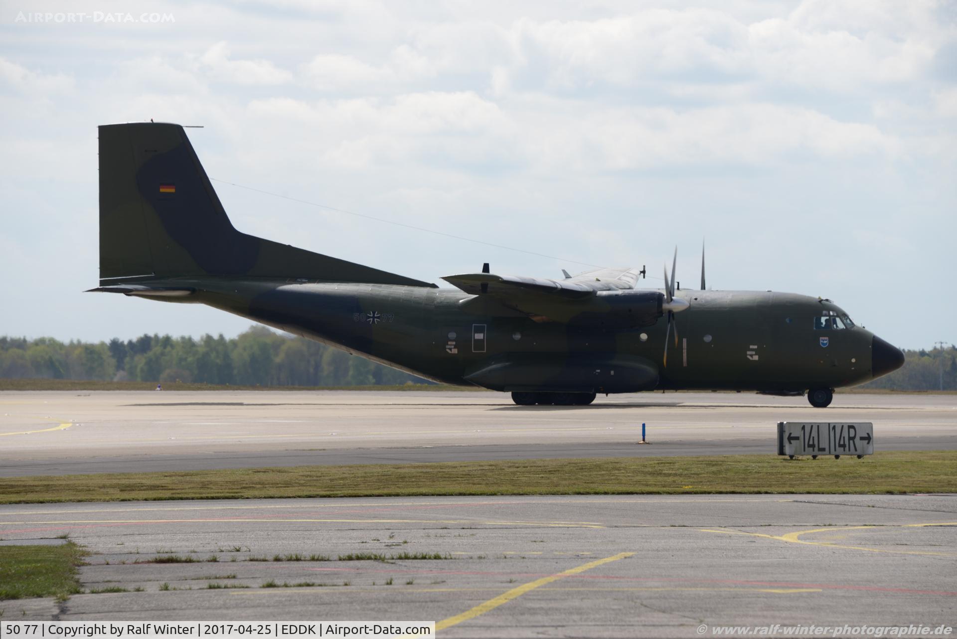 50 77, Transall C-160D C/N D114, Transall C-160D - GAF German Air Force - D-114 - 50+77 - 25.04.2017 - CGN