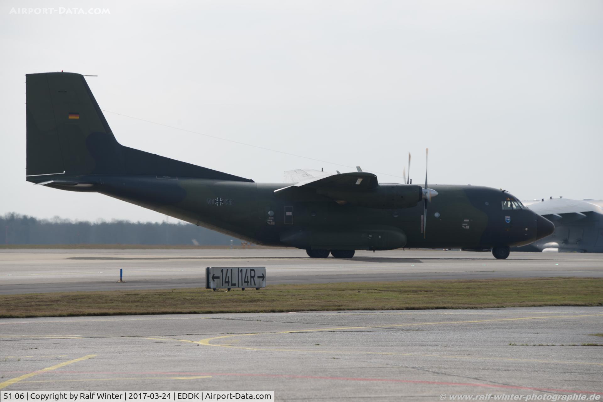 51 06, 1971 Transall C-160D C/N D-143, Transall C-160D - GAF German Air Force - D143 - 51+06 - 24.03.2017 - CGN