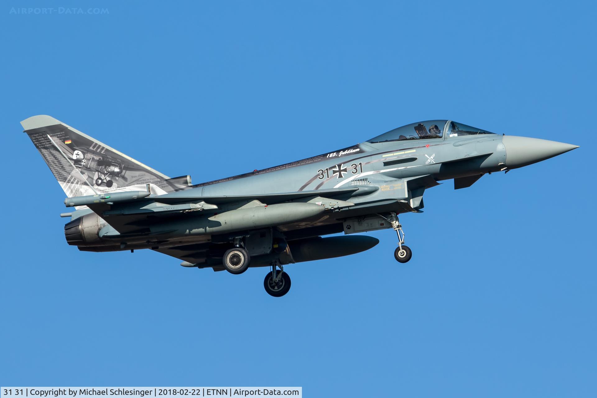 31 31, 2015 Eurofighter EF-2000 Typhoon S C/N GS091, 31+31 - Eurofighter Typhoon EF-2000 - German Air Force