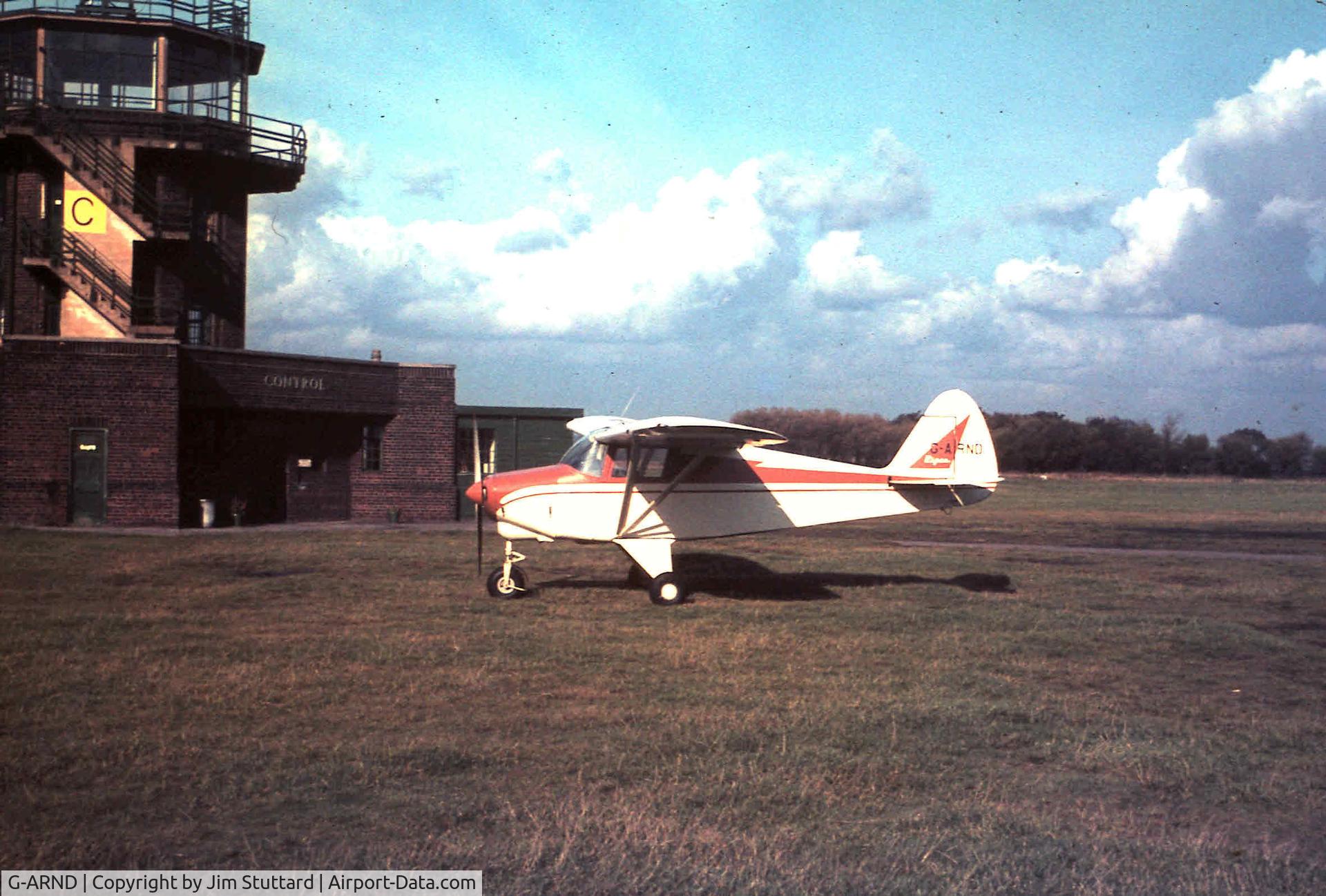 G-ARND, 1961 Piper PA-22-108 Colt Colt C/N 22-8484, This was the aircraft that I flew my first flight on over 50 years ago! It was based at Barton Aerodrome, Lancashire, flown by the Lancashire Aero Club