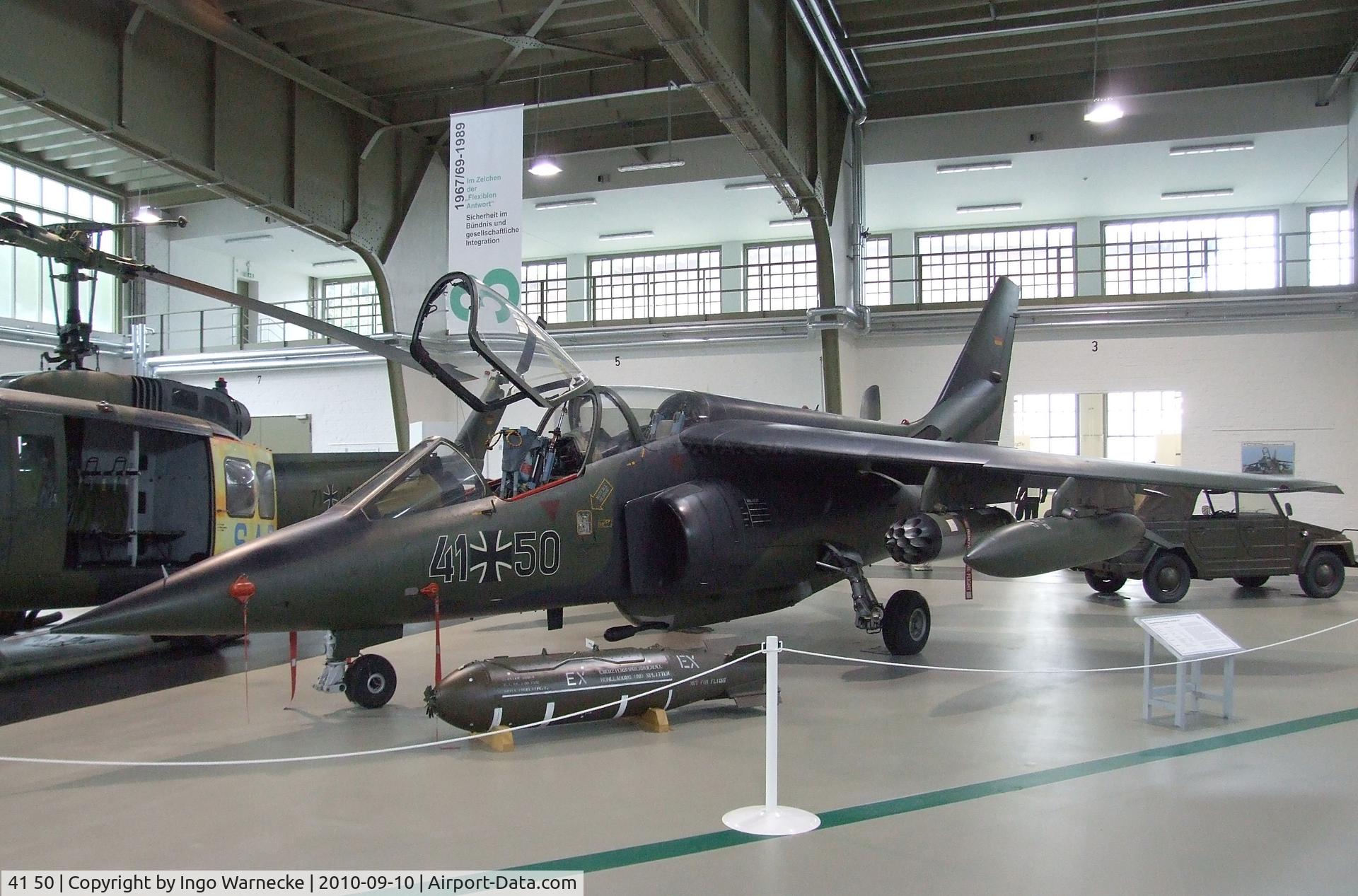 41 50, Dornier Alpha Jet C/N 0150, Dassault-Breguet/Dornier Alpha Jet A at the Luftwaffenmuseum, Berlin-Gatow