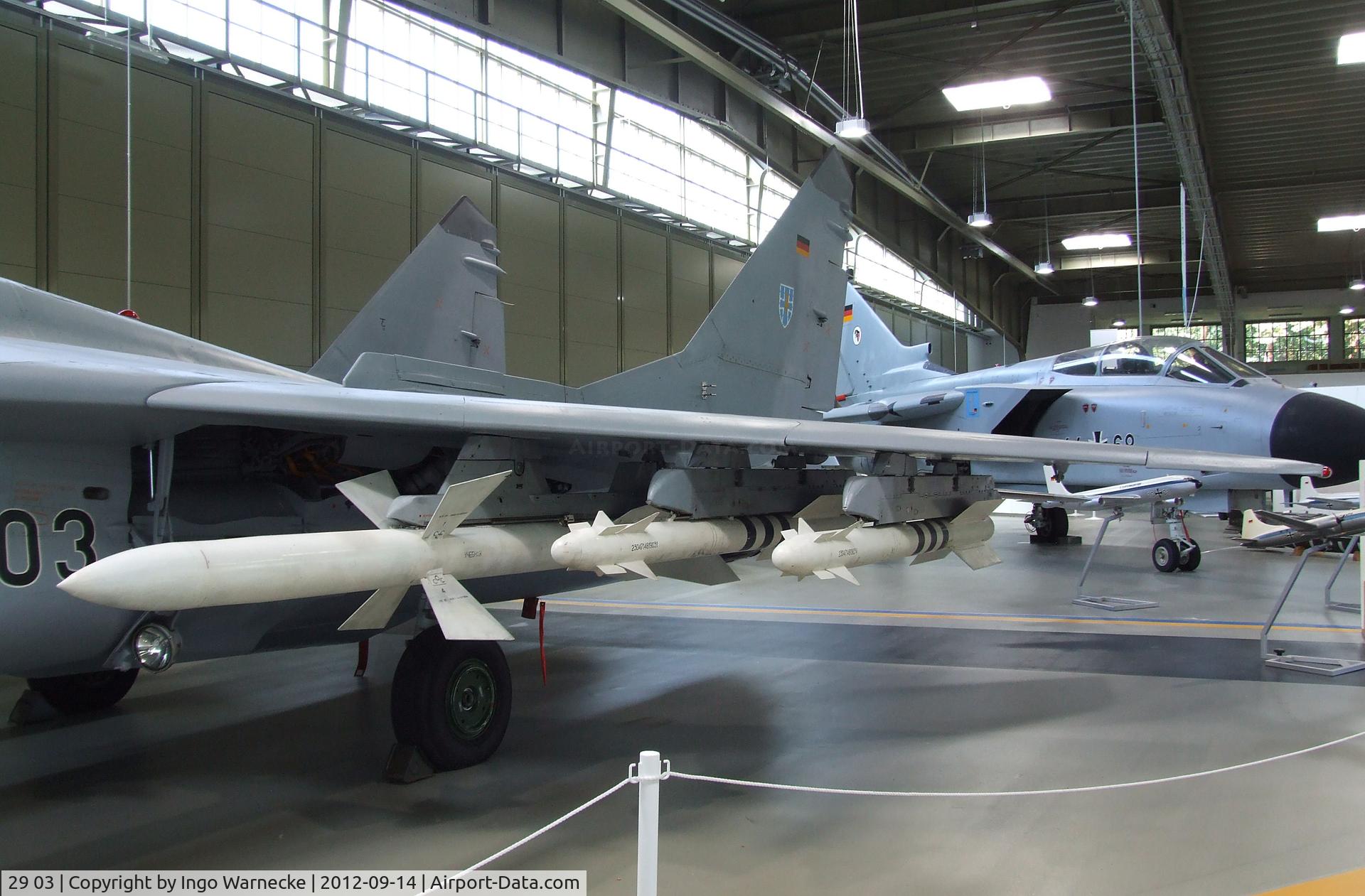 29 03, 1988 Mikoyan-Gurevich MiG-29G C/N 2960525110, Mikoyan i Gurevich MiG-29G FULCRUM-A at the Luftwaffenmuseum, Berlin-Gatow