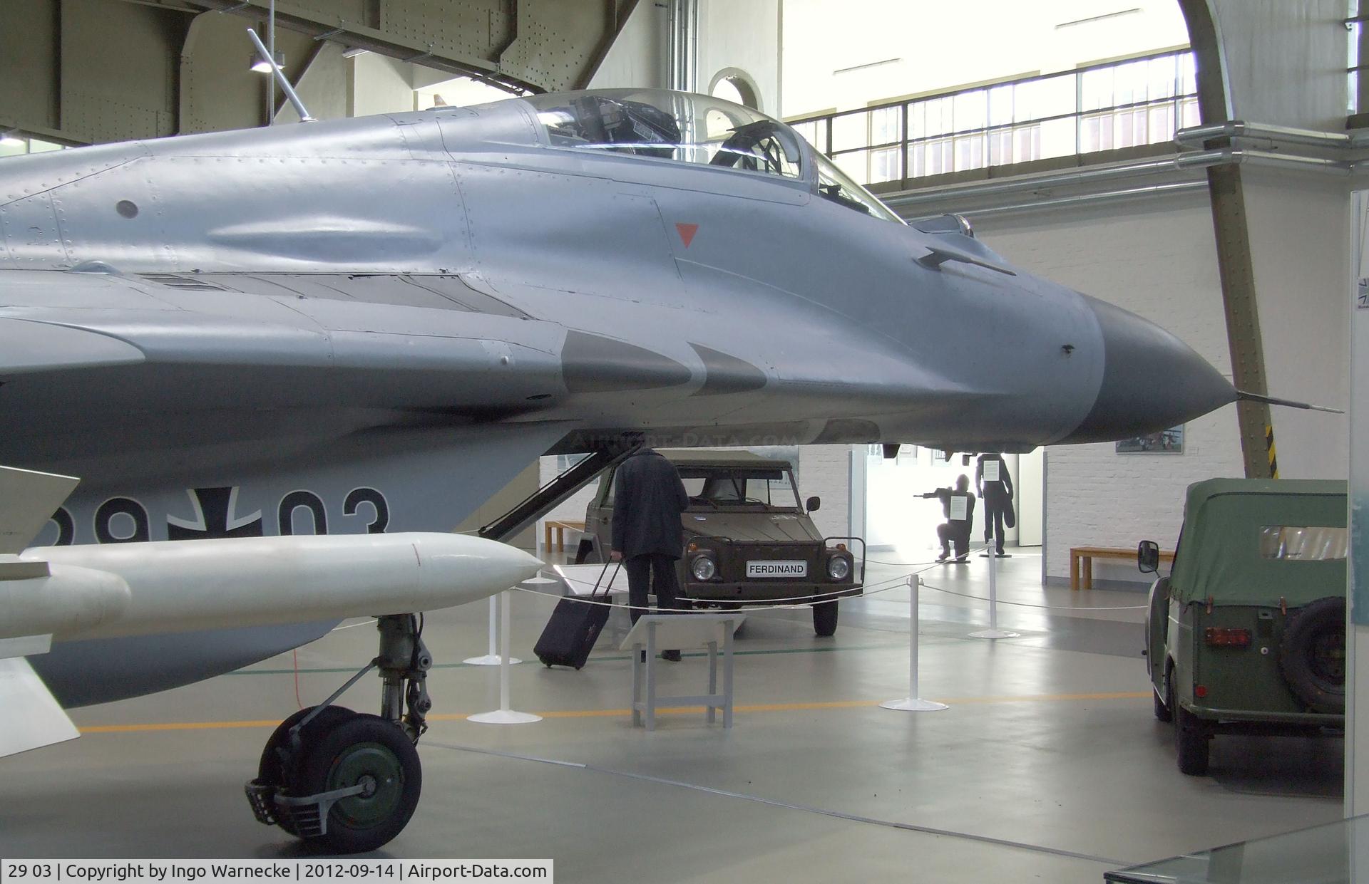29 03, 1988 Mikoyan-Gurevich MiG-29G C/N 2960525110, Mikoyan i Gurevich MiG-29G FULCRUM-A at the Luftwaffenmuseum, Berlin-Gatow
