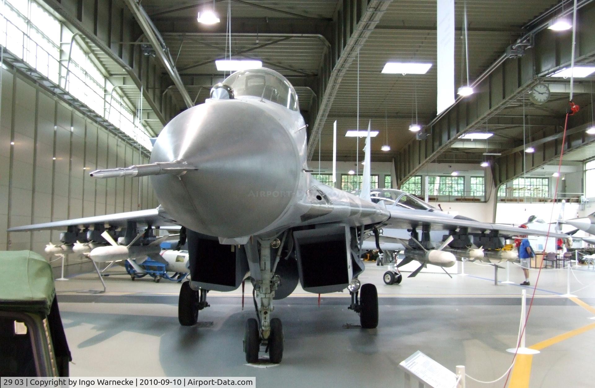 29 03, 1988 Mikoyan-Gurevich MiG-29G C/N 2960525110, Mikoyan i Gurevich MiG-29G FULCRUM-A at the Luftwaffenmuseum, Berlin-Gatow