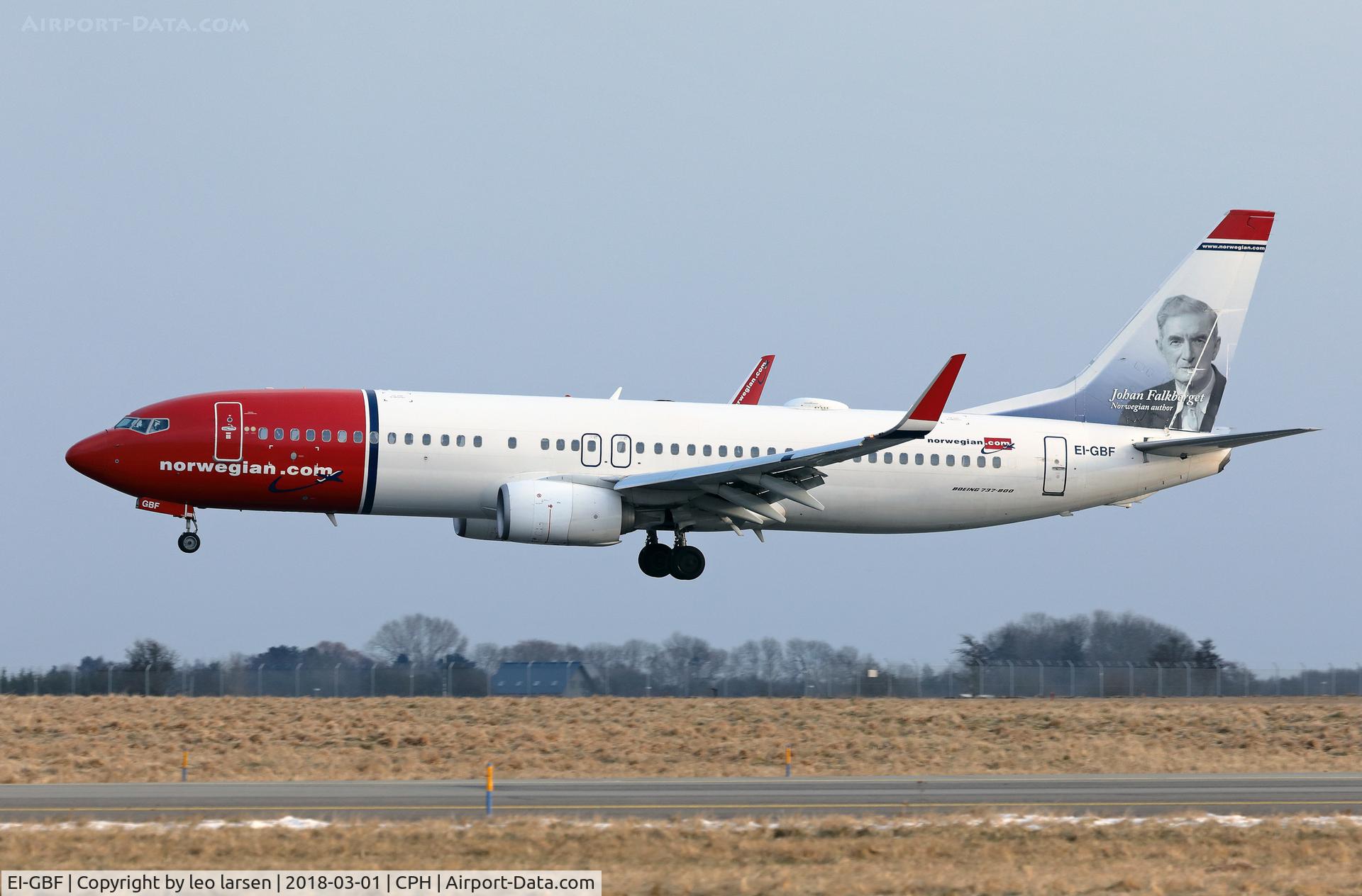 EI-GBF, 2013 Boeing 737-8JP C/N 39022, Copenhagen 1.3.2018 L/D R-04L
