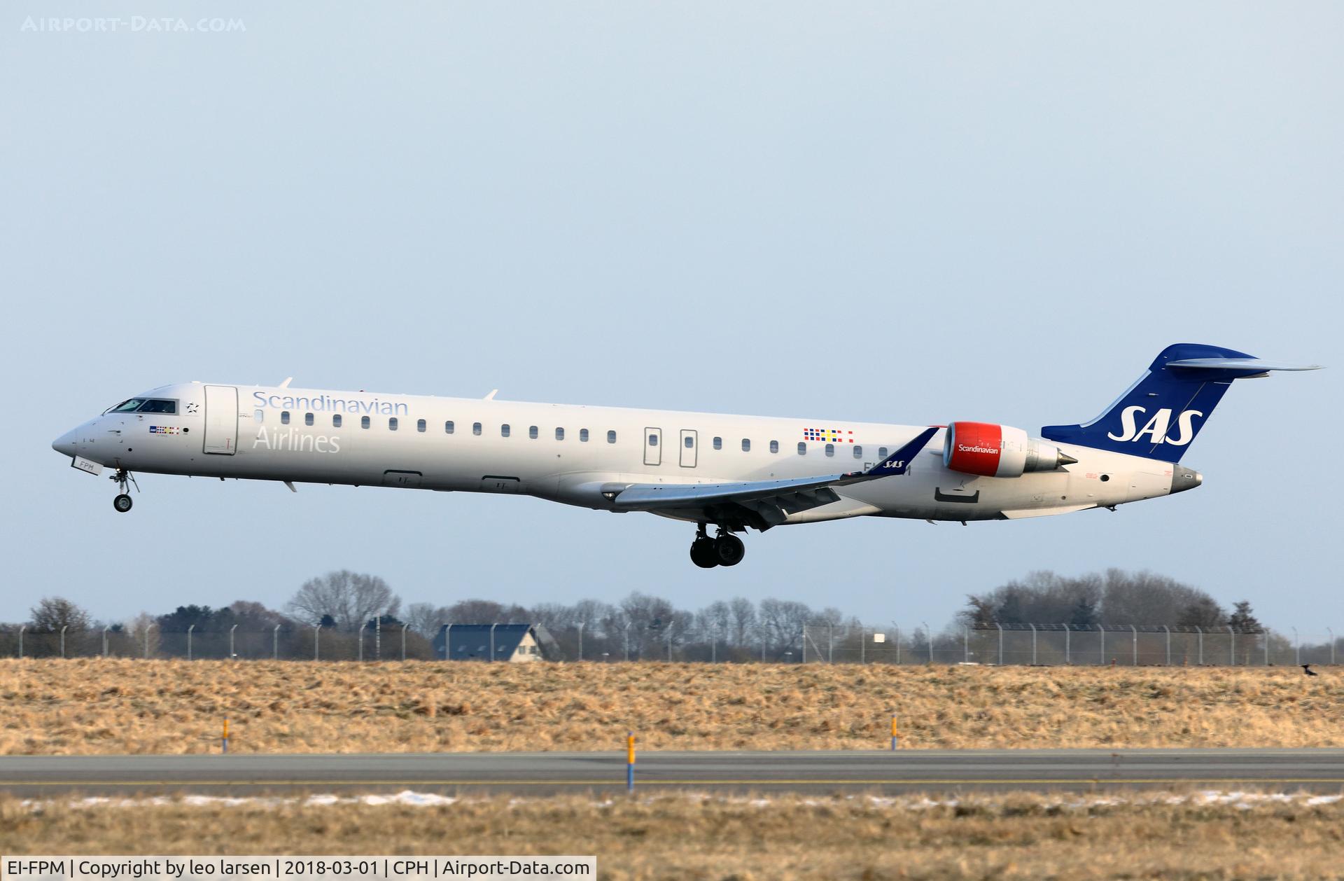 EI-FPM, 2017 Bombardier CRJ-900 NG (CL-600-2D24) C/N 15429, Copenhagen 1.3.2018 L/D R-04L