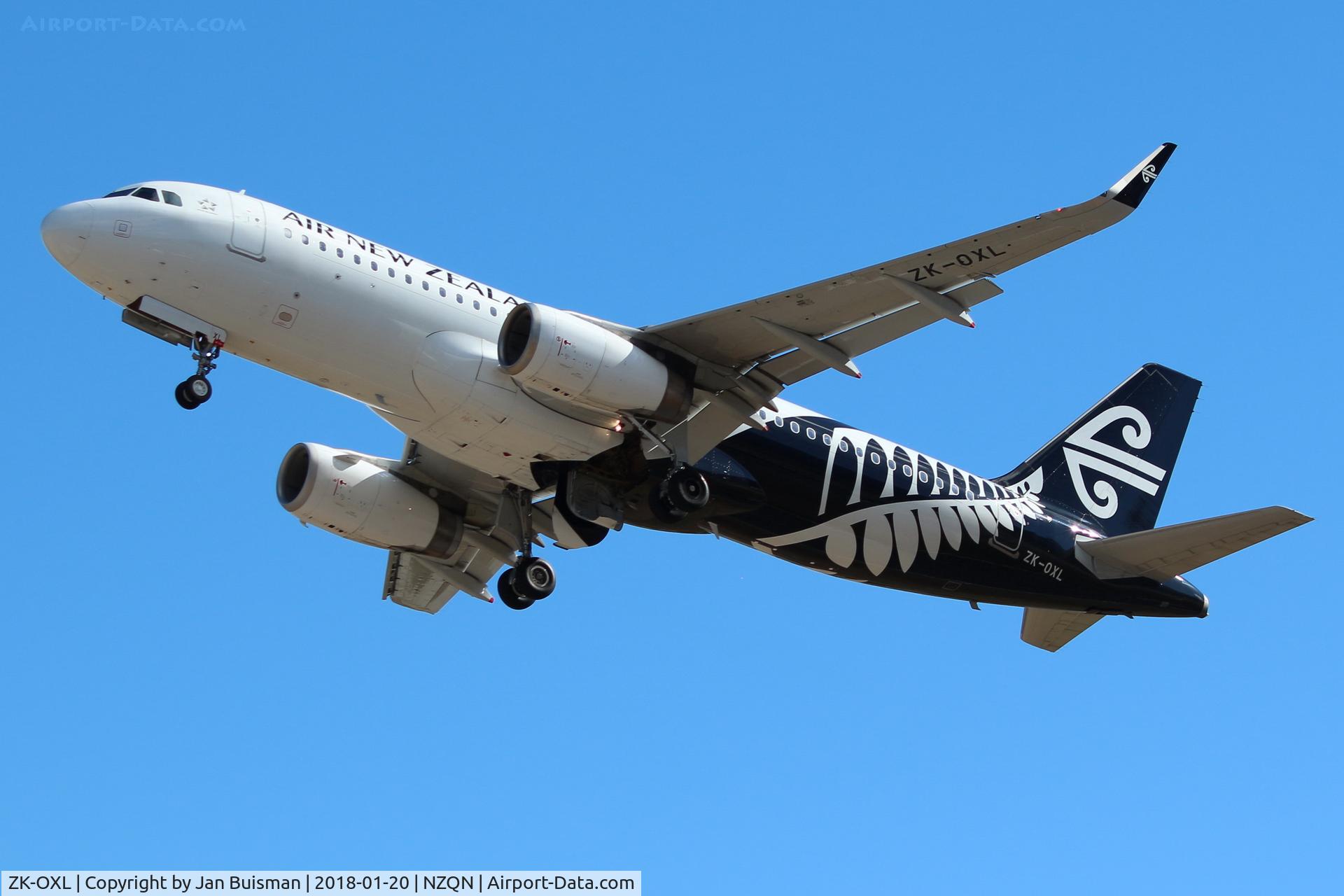 ZK-OXL, 2016 Airbus A320-232 C/N 7086, Air New Zealand