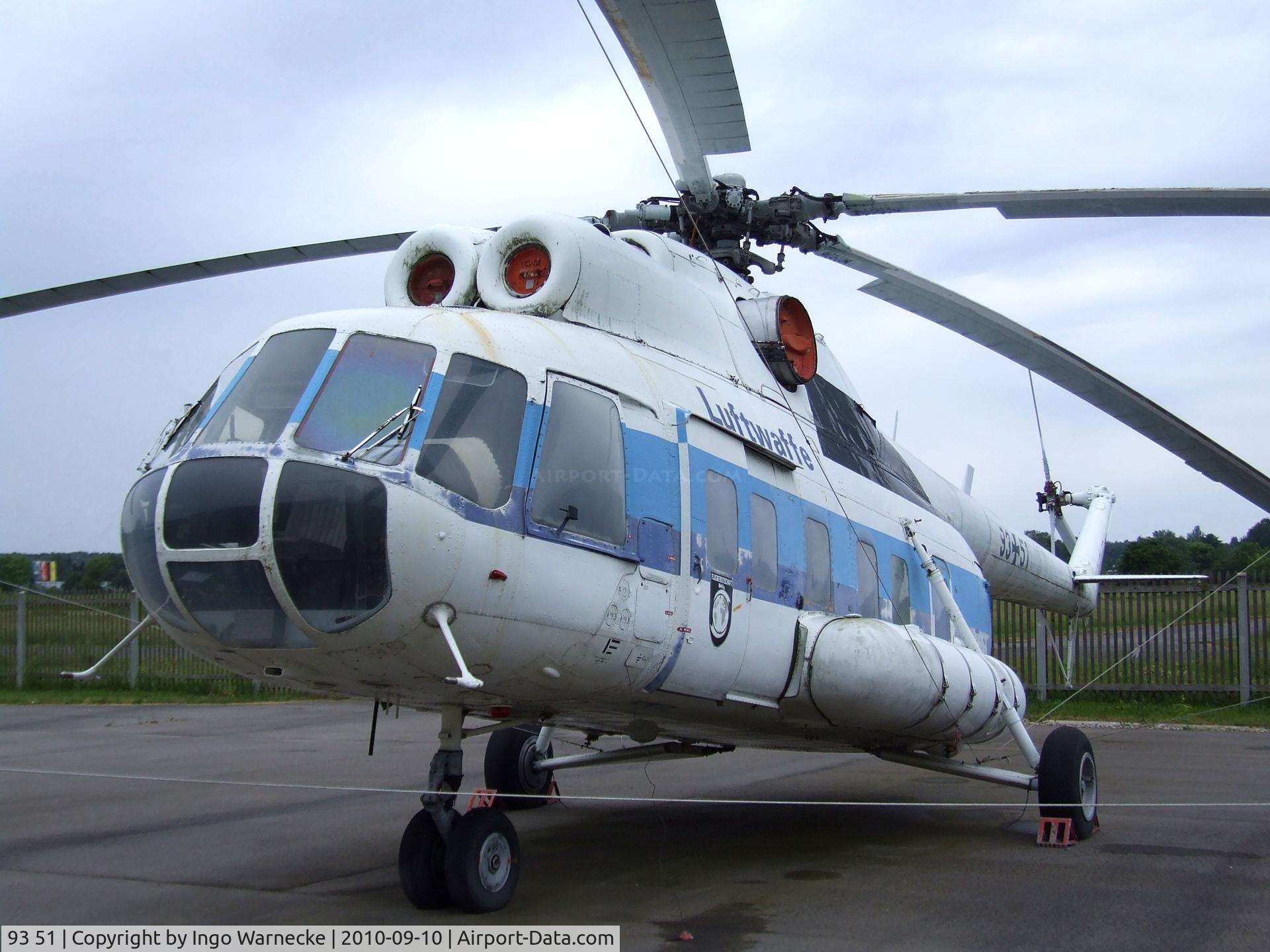 93 51, Mil Mi-8S Hip C/N 105104, Mil Mi-8S HIP at the Luftwaffenmuseum, Berlin-Gatow