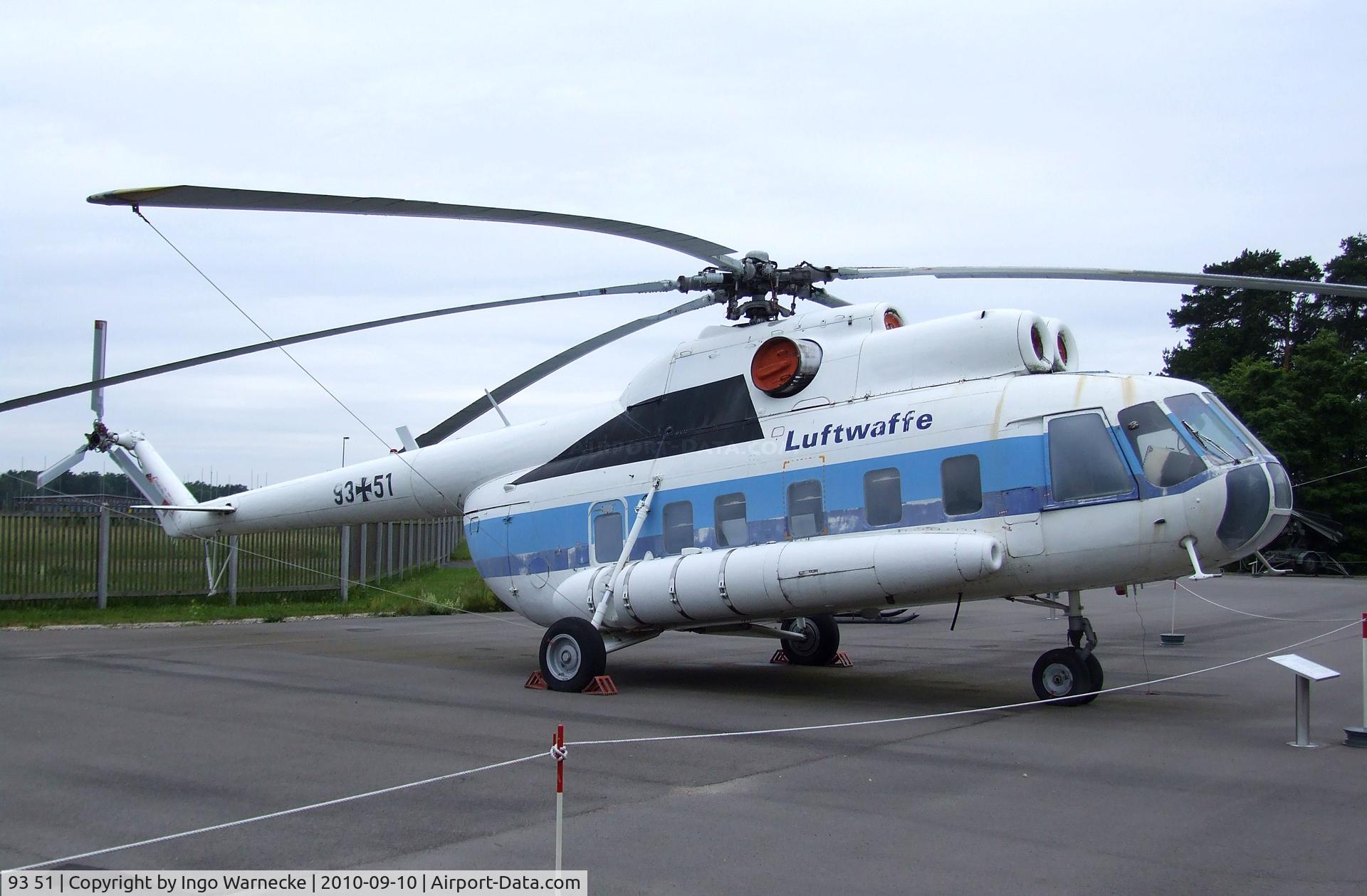 93 51, Mil Mi-8S Hip C/N 105104, Mil Mi-8S HIP at the Luftwaffenmuseum, Berlin-Gatow