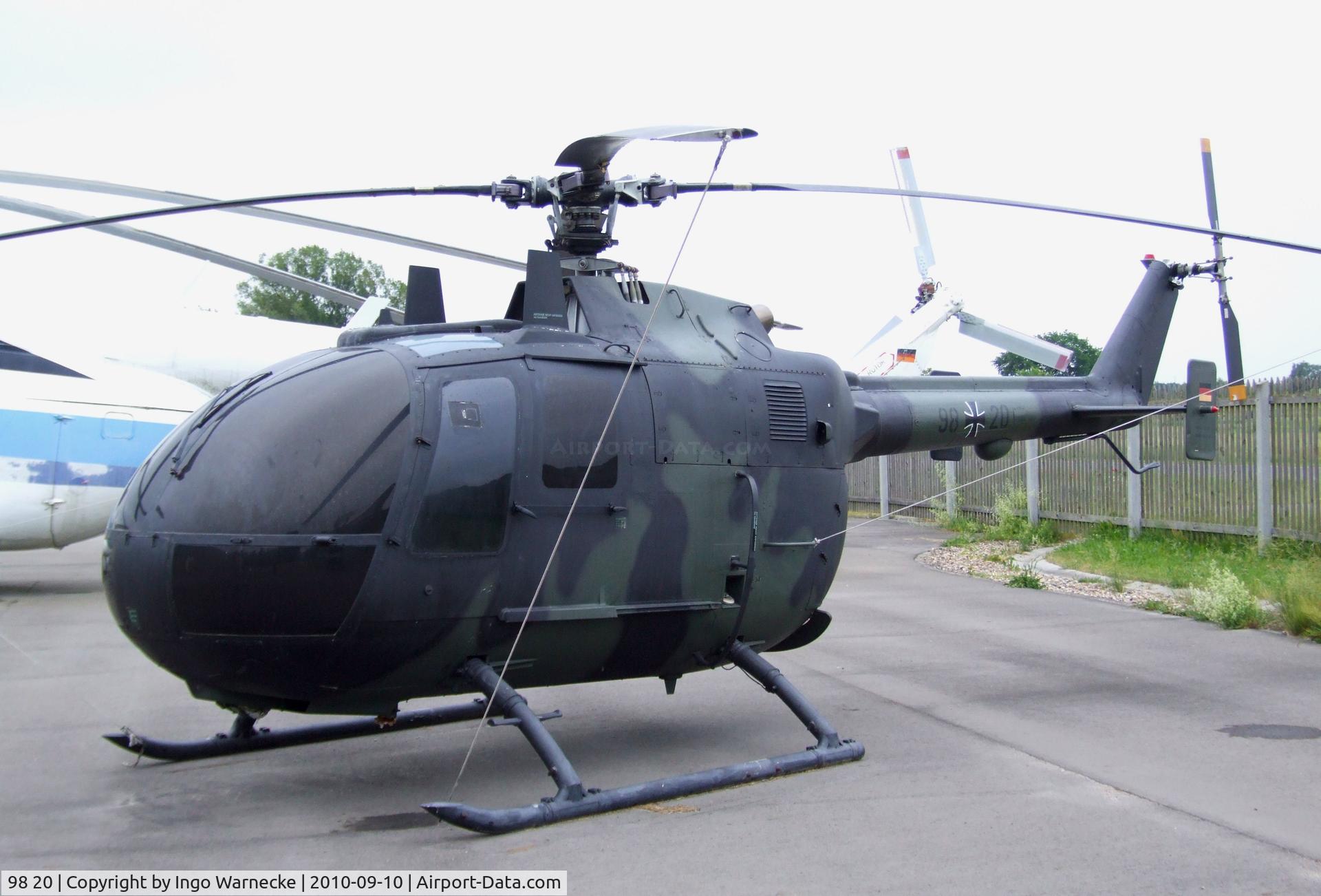 98 20, MBB Bo.105M C/N S 90, MBB Bo 105M at the Luftwaffenmuseum, Berlin-Gatow