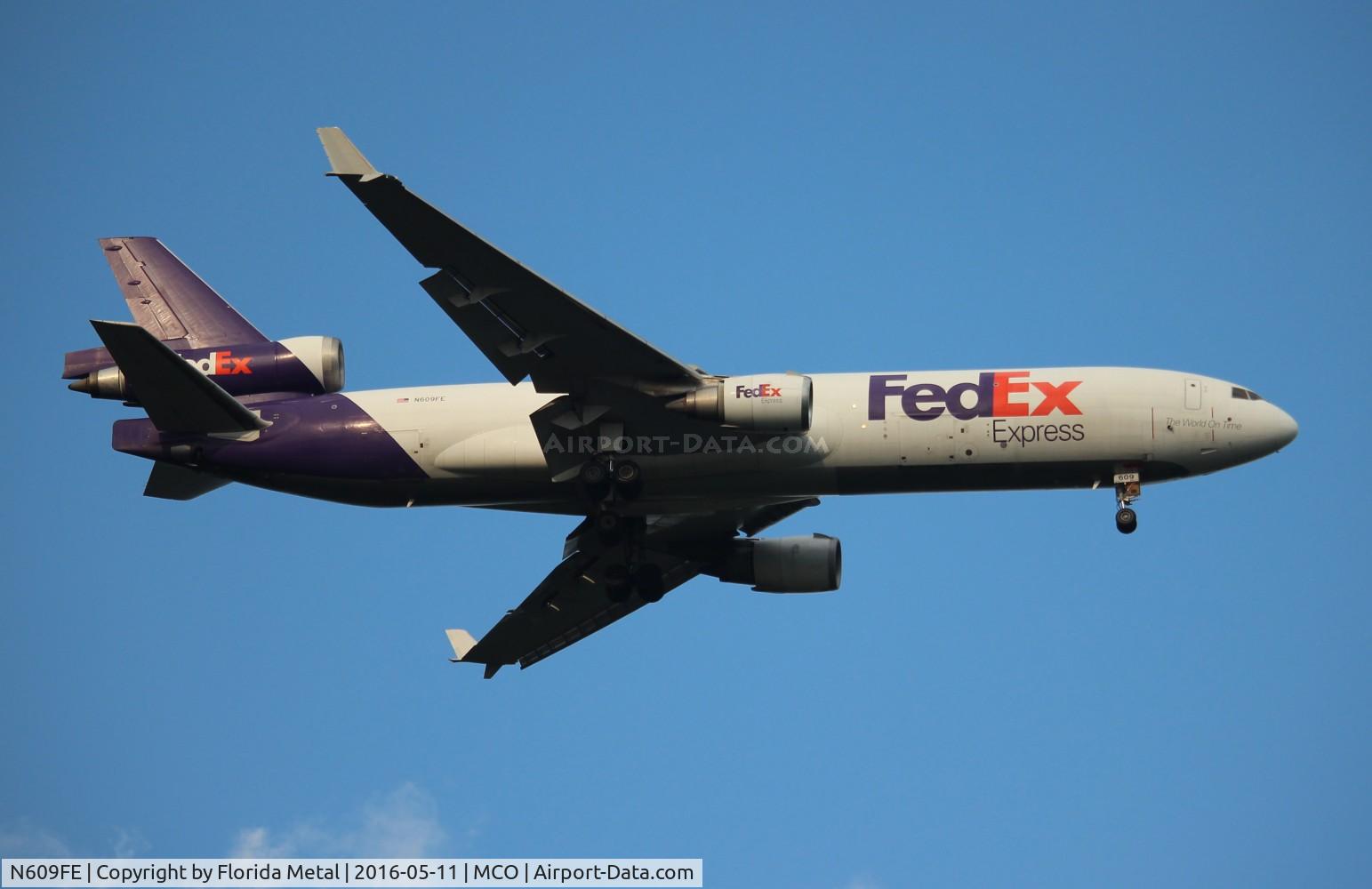 N609FE, 1993 McDonnell Douglas MD-11F C/N 48549, fed Ex