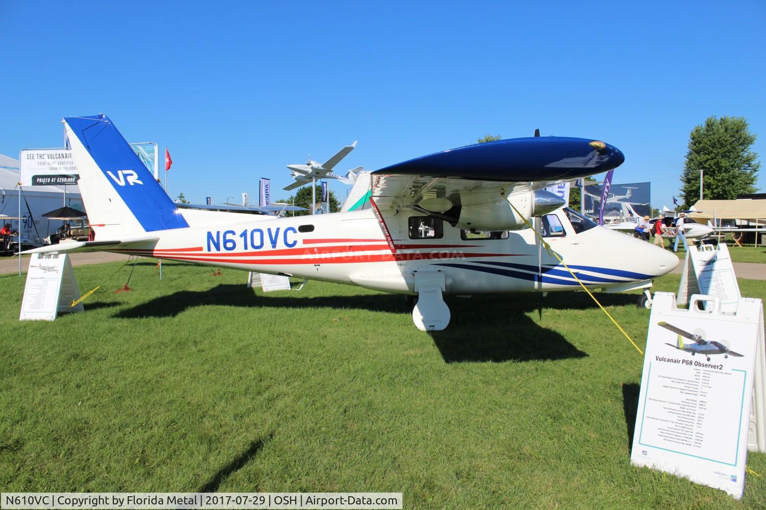 N610VC, 2014 Vulcanair P-68R Victor C/N 480/R, P-68R