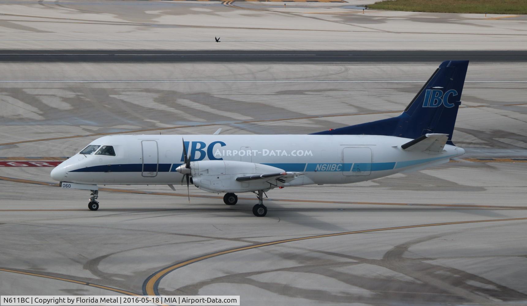 N611BC, 1986 Saab 340A C/N 340A-060, IBC S340