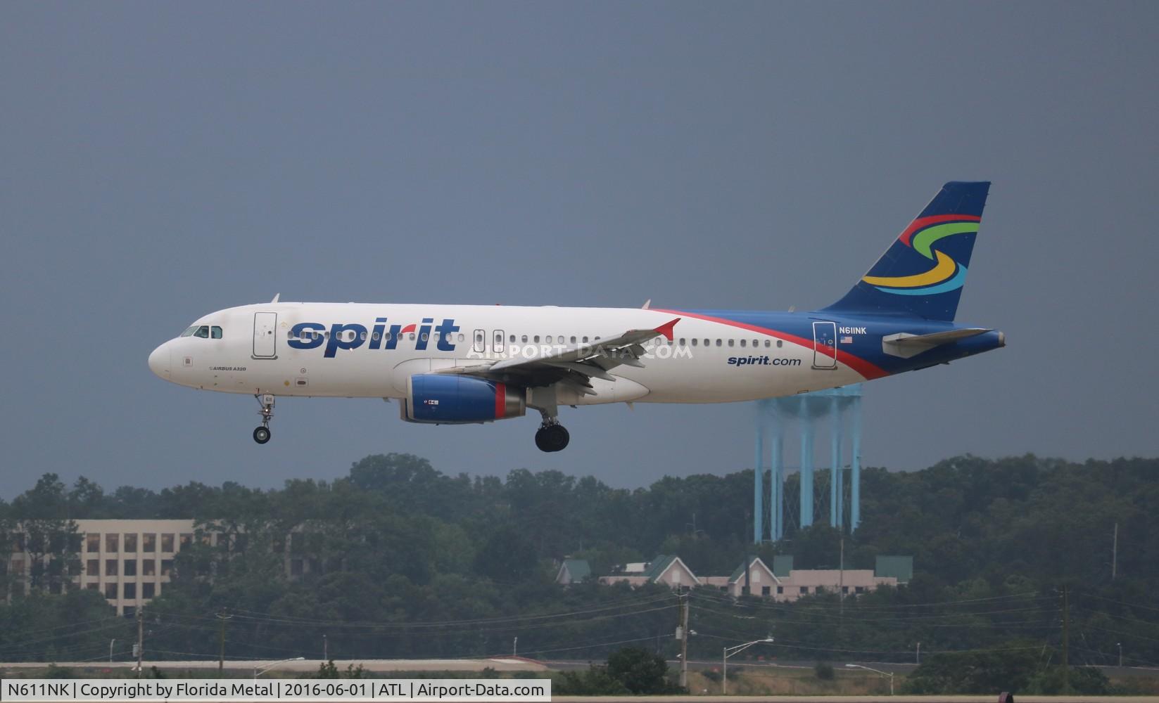 N611NK, 2011 Airbus A320-232 C/N 4996, Spirit