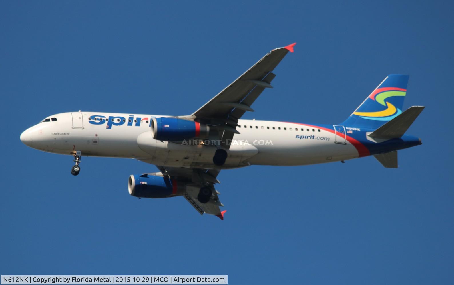 N612NK, 2012 Airbus A320-232 C/N 5029, Spirit