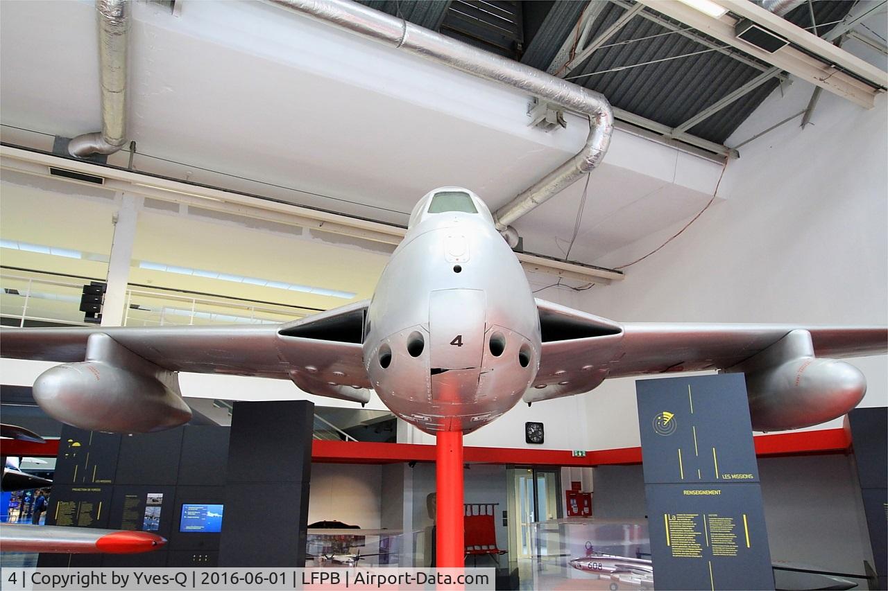 4, Sud-Est SE-535 Mistral C/N 4, Sud-Est SE-535 Mistral, Air & Space Museum Paris-Le Bourget (LFPB)