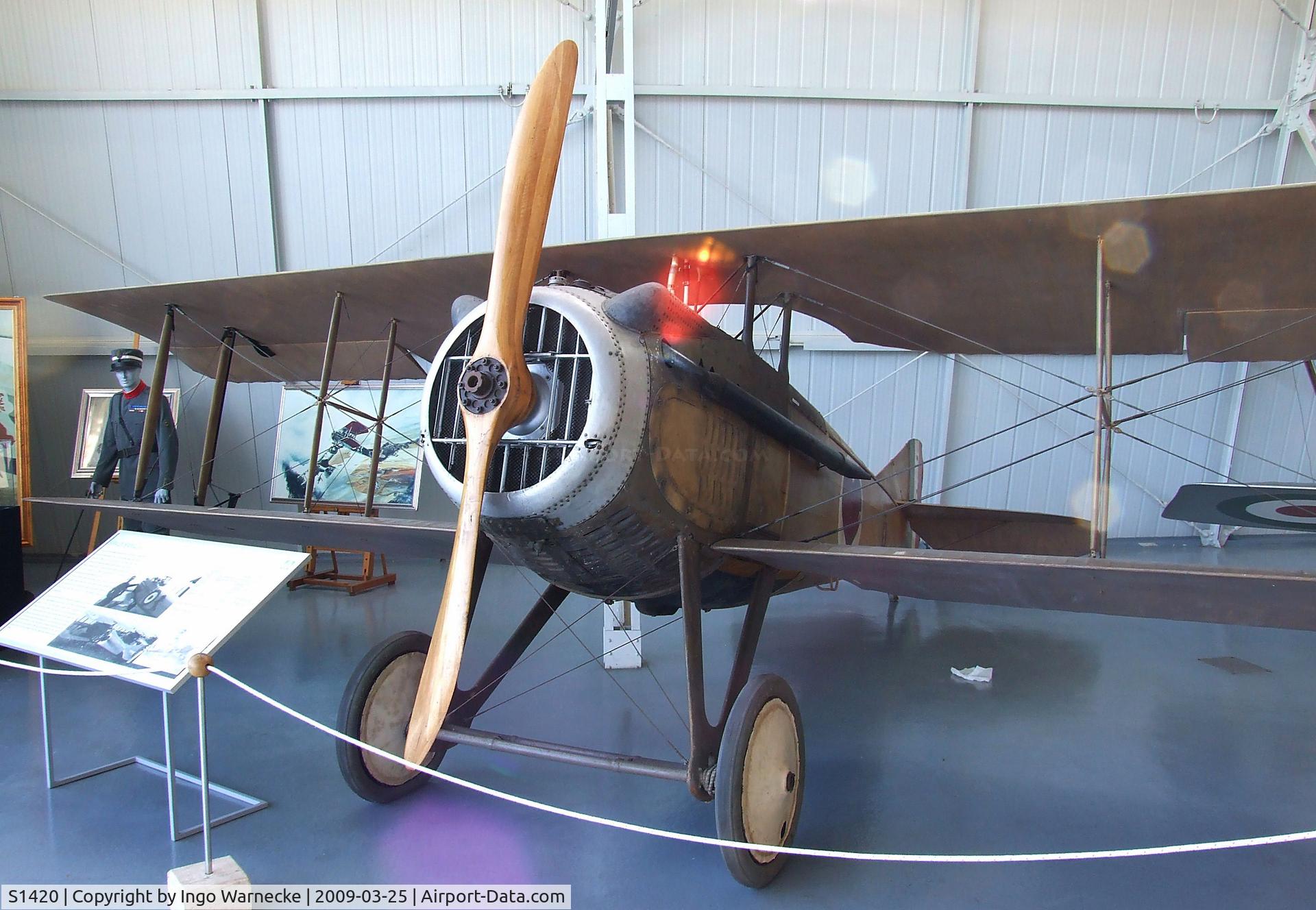 S1420, SPAD S-VIII Replica C/N S1420, SPAD VII at the Museo storico dell'Aeronautica Militare, Vigna di Valle