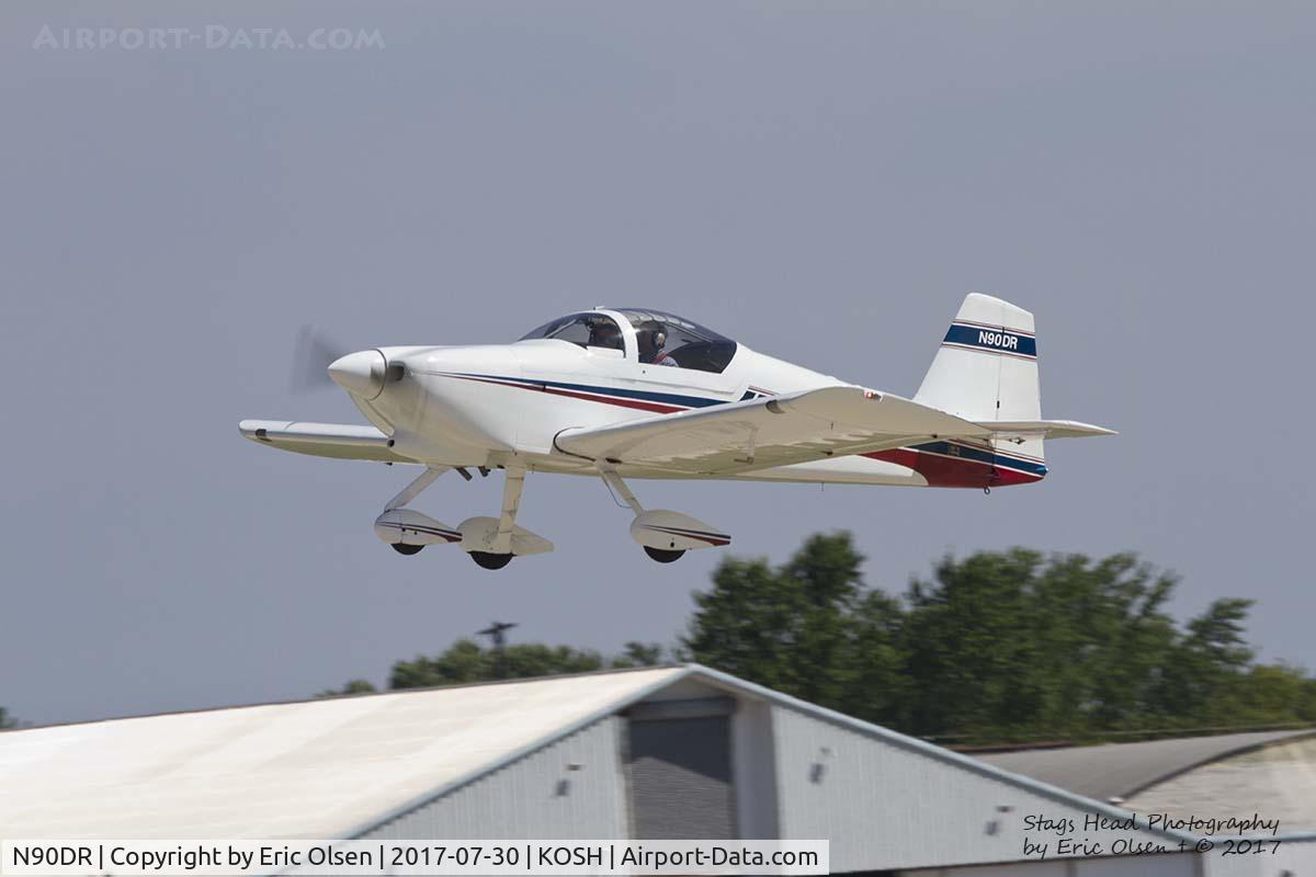 N90DR, 1999 Vans RV-6A C/N 24113, RV-6 departing Airventure.