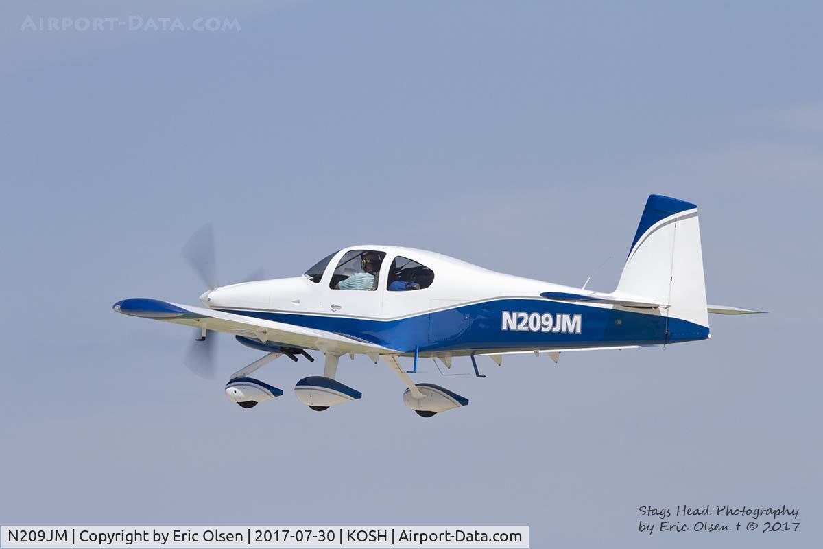 N209JM, 2015 Vans RV-10 C/N 40981, RV-10 departing Airventure.